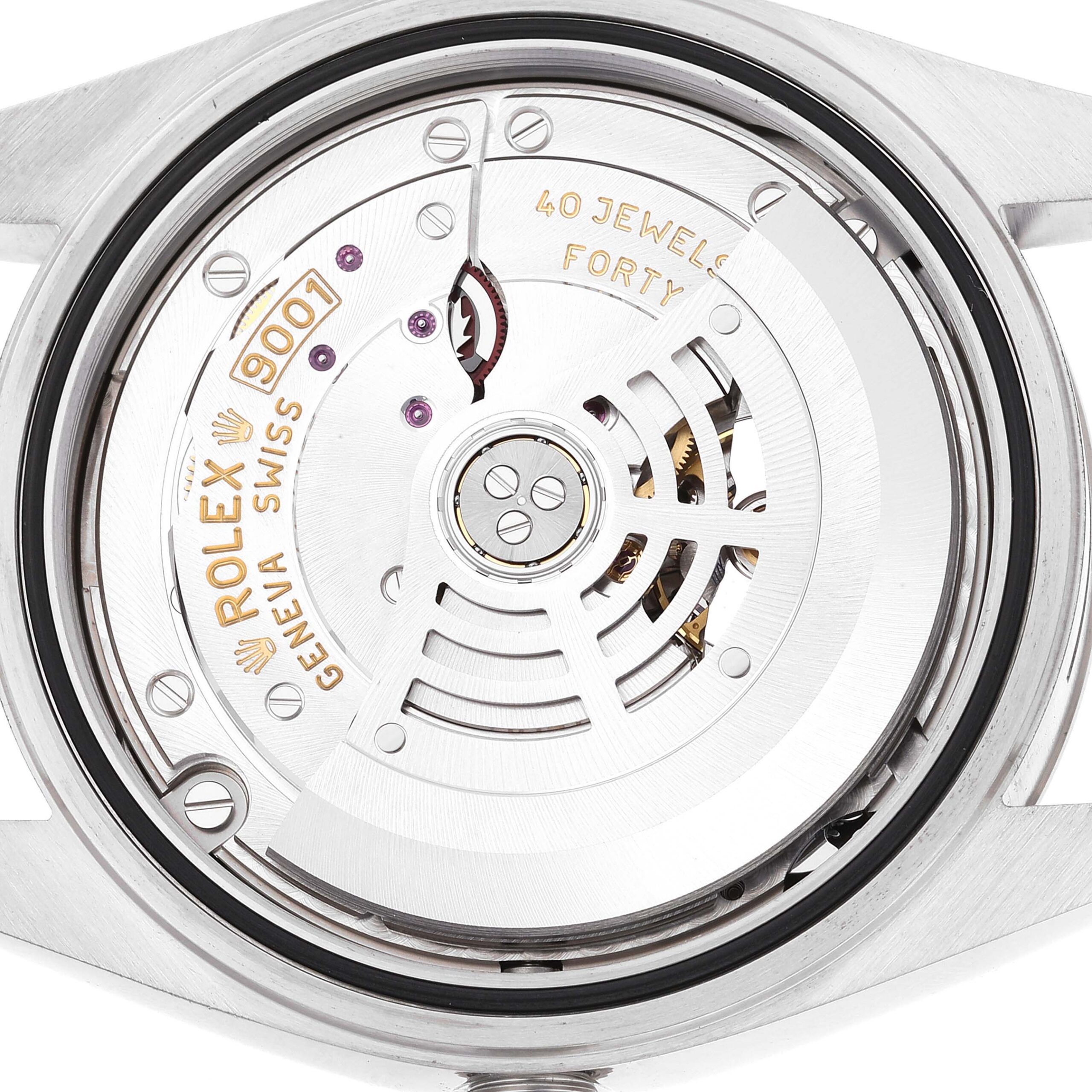 Rolex Sky-Dweller Steel White Gold Blue Dial Mens Watch 326934 Box Card