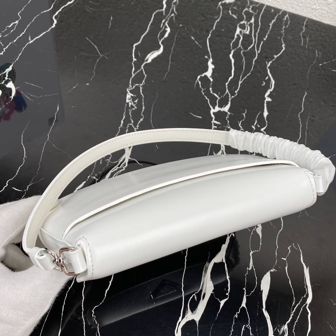 Prada Cleo Bag Dupe Brushed Leather Flap Replica Shoulder Bag