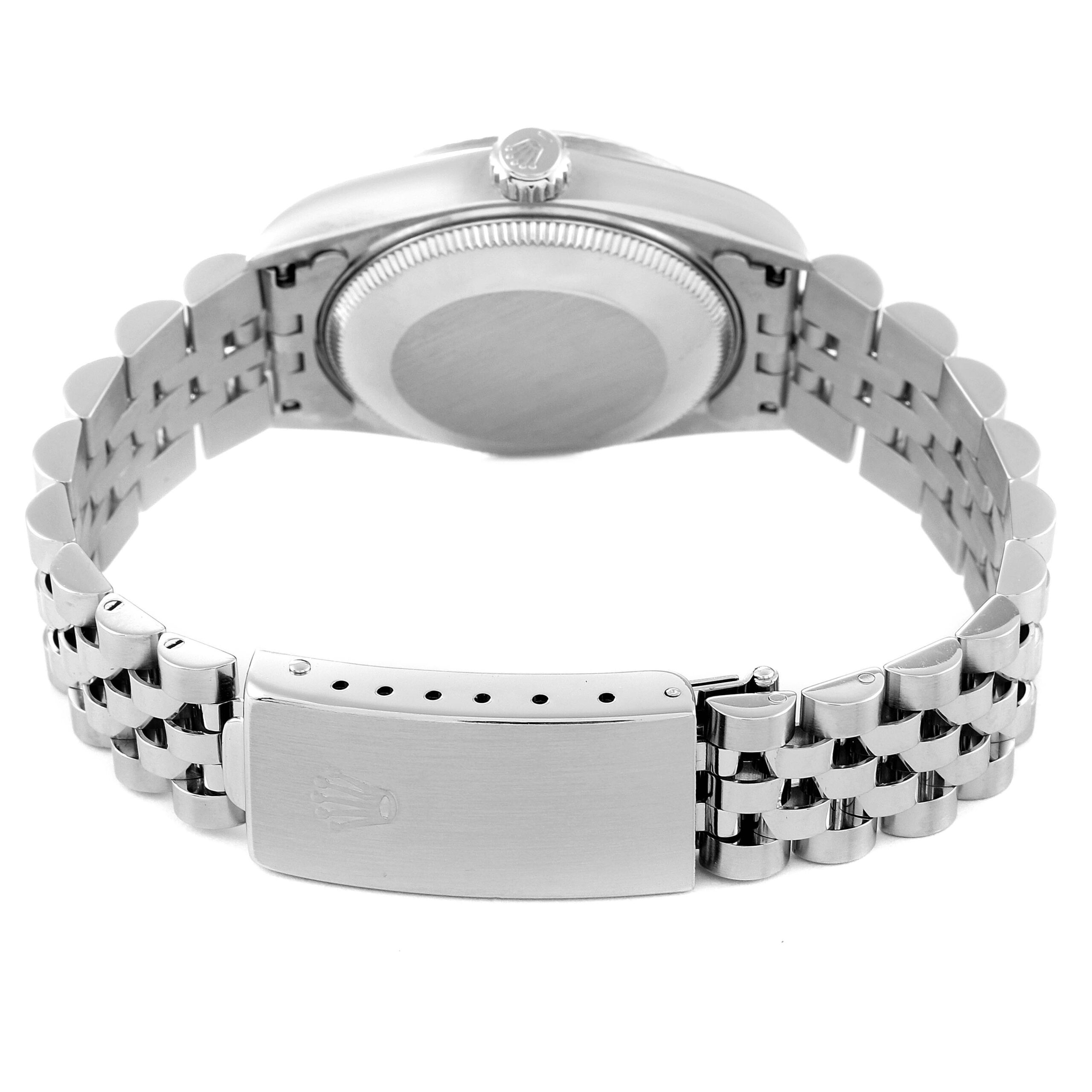 Rolex Datejust Midsize Steel White Gold Salmon Dial Watch 78274