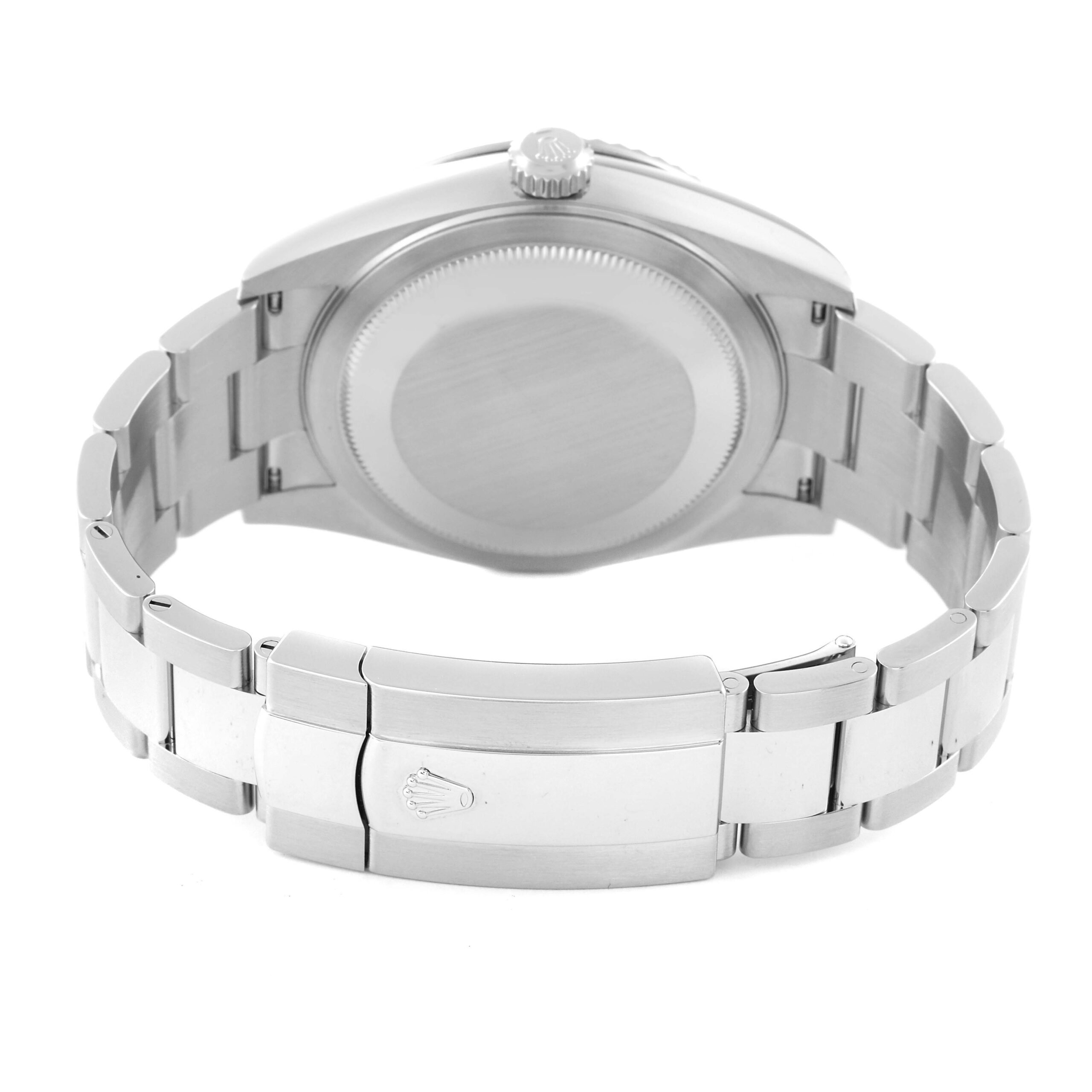 Rolex Sky-Dweller Steel White Gold Blue Dial Mens Watch 326934 Box Card