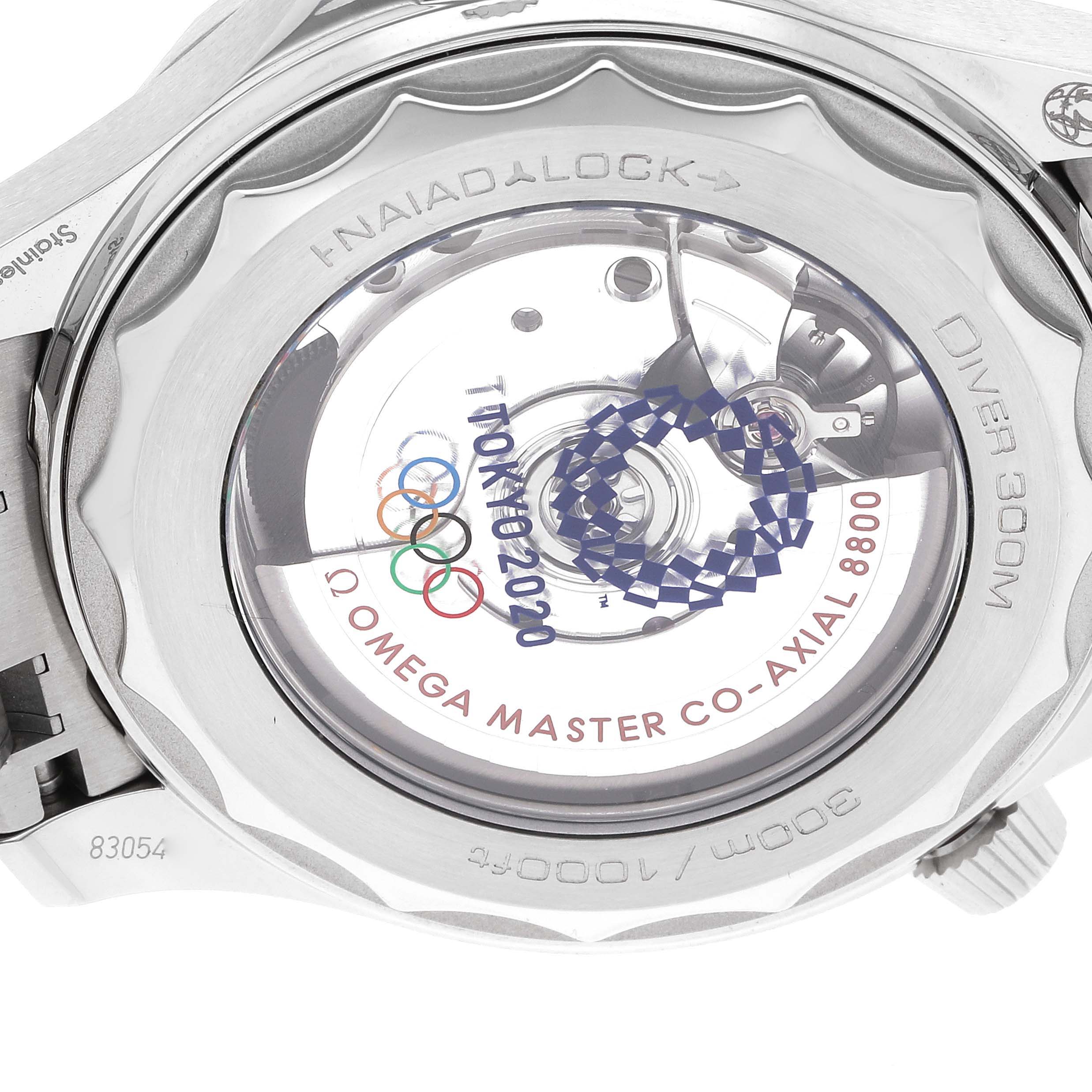 Omega Seamaster Tokyo 2020 LE Steel Mens Watch 522.30.42.20.04.001 Box Card