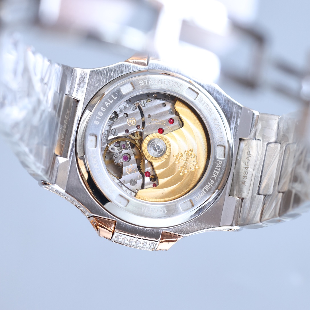 Patek Philippe Gypsophila full diamond Nautilus series