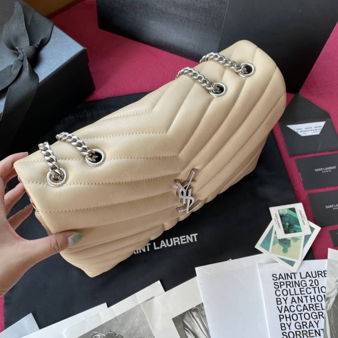 YSL Loulou Medium Quilted “Y” Leather Replica Bag