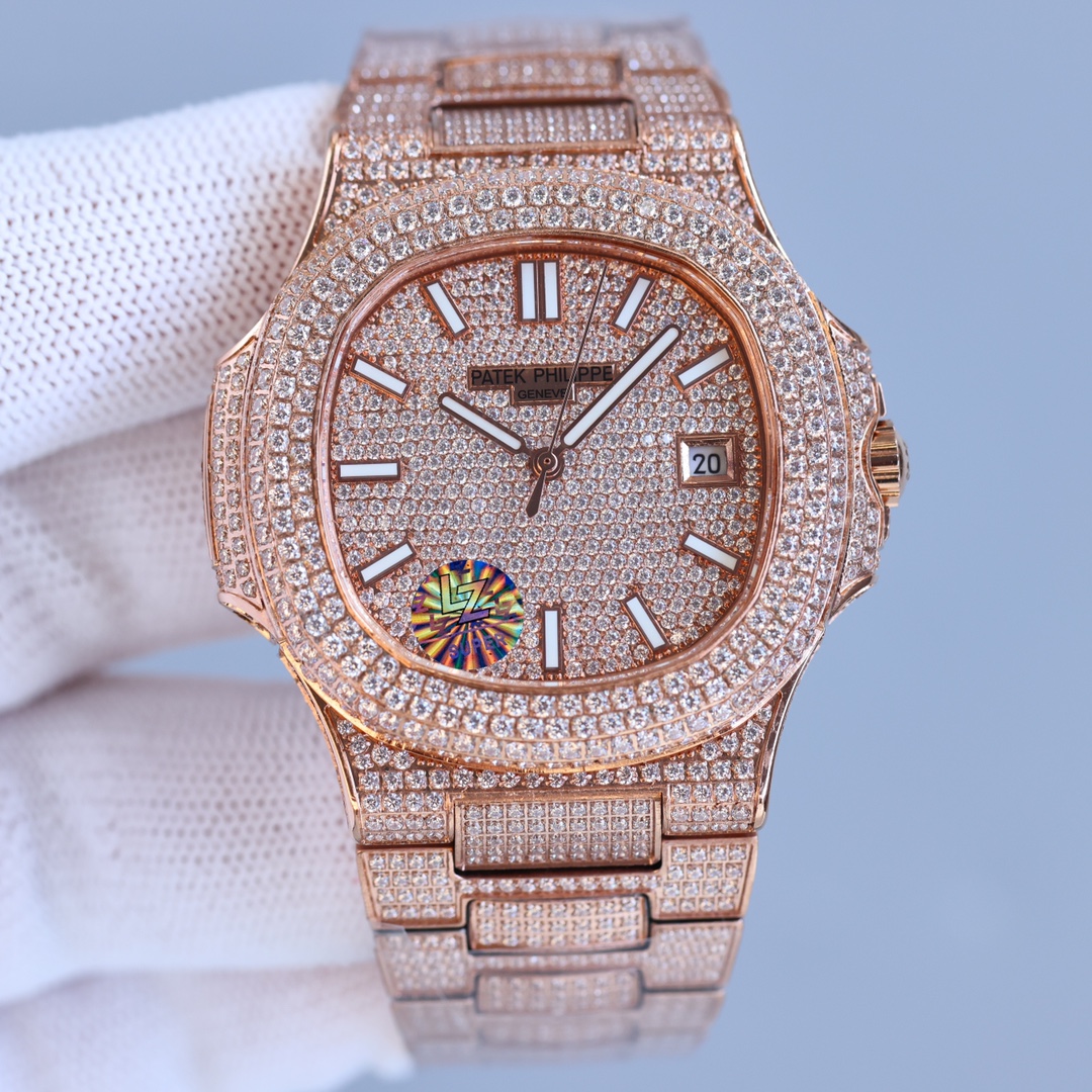 Patek Philippe Gypsophila full diamond Nautilus series 5719/1G-001