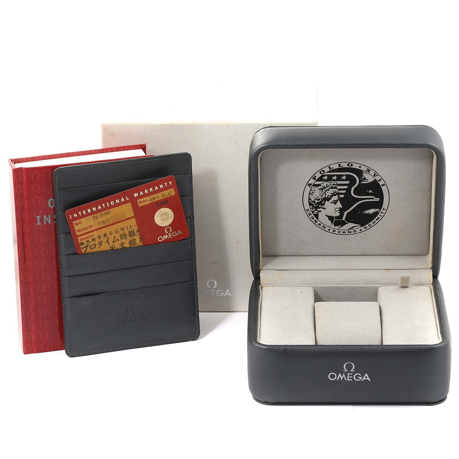 Omega Speedmaster Apollo XVII Limited Edition Mens Watch 3574.51.00 Box Card