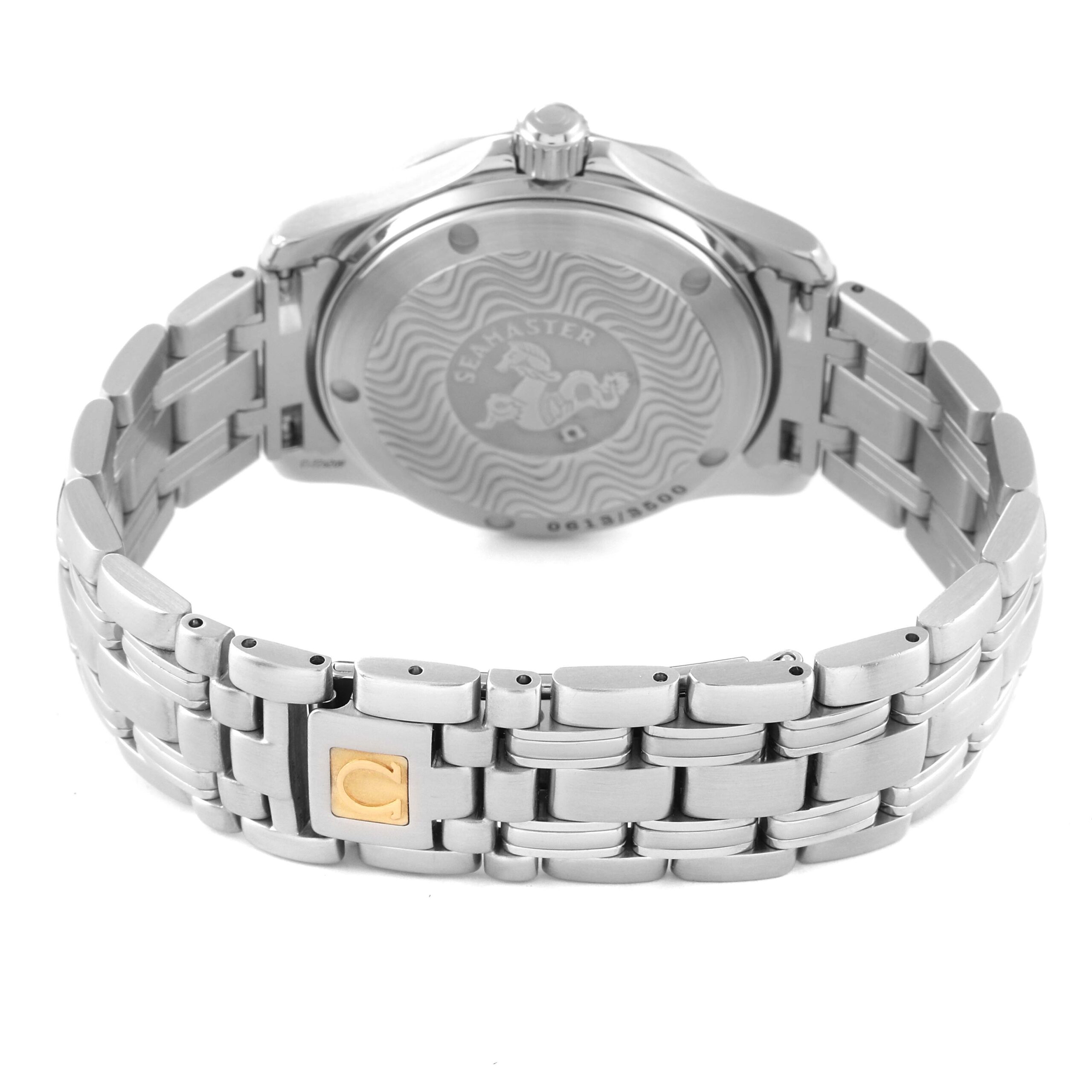 Omega Seamaster Midsize Jacques Mayol Blue Dial Steel Limited Edition Mens Watch 2554.80.00