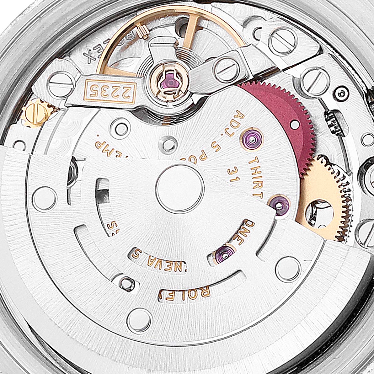 Rolex Datejust Steel White Gold Mother of Pearl Diamond Dial Ladies Watch 179174