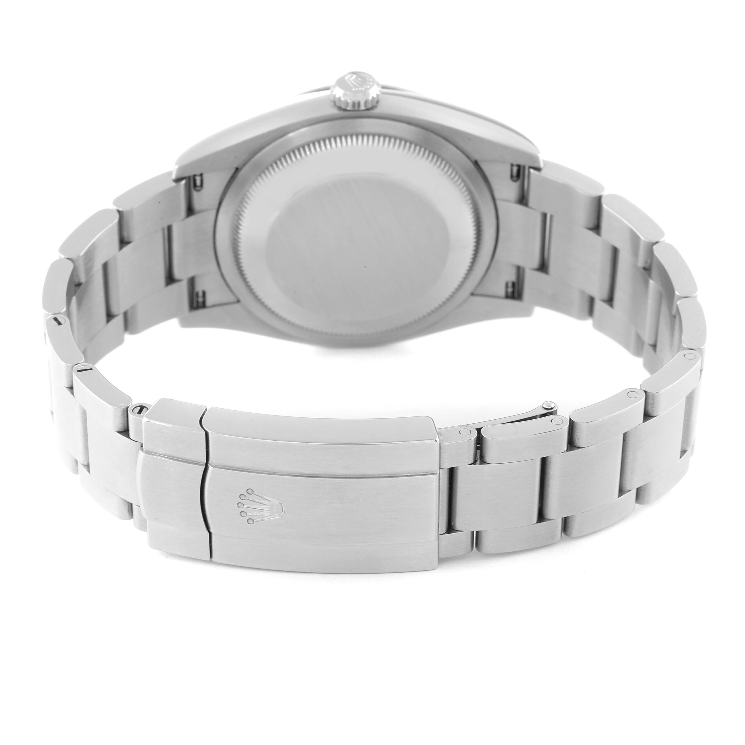 Rolex Oyster Perpetual Black Dial Steel Mens Watch 126000 Unworn