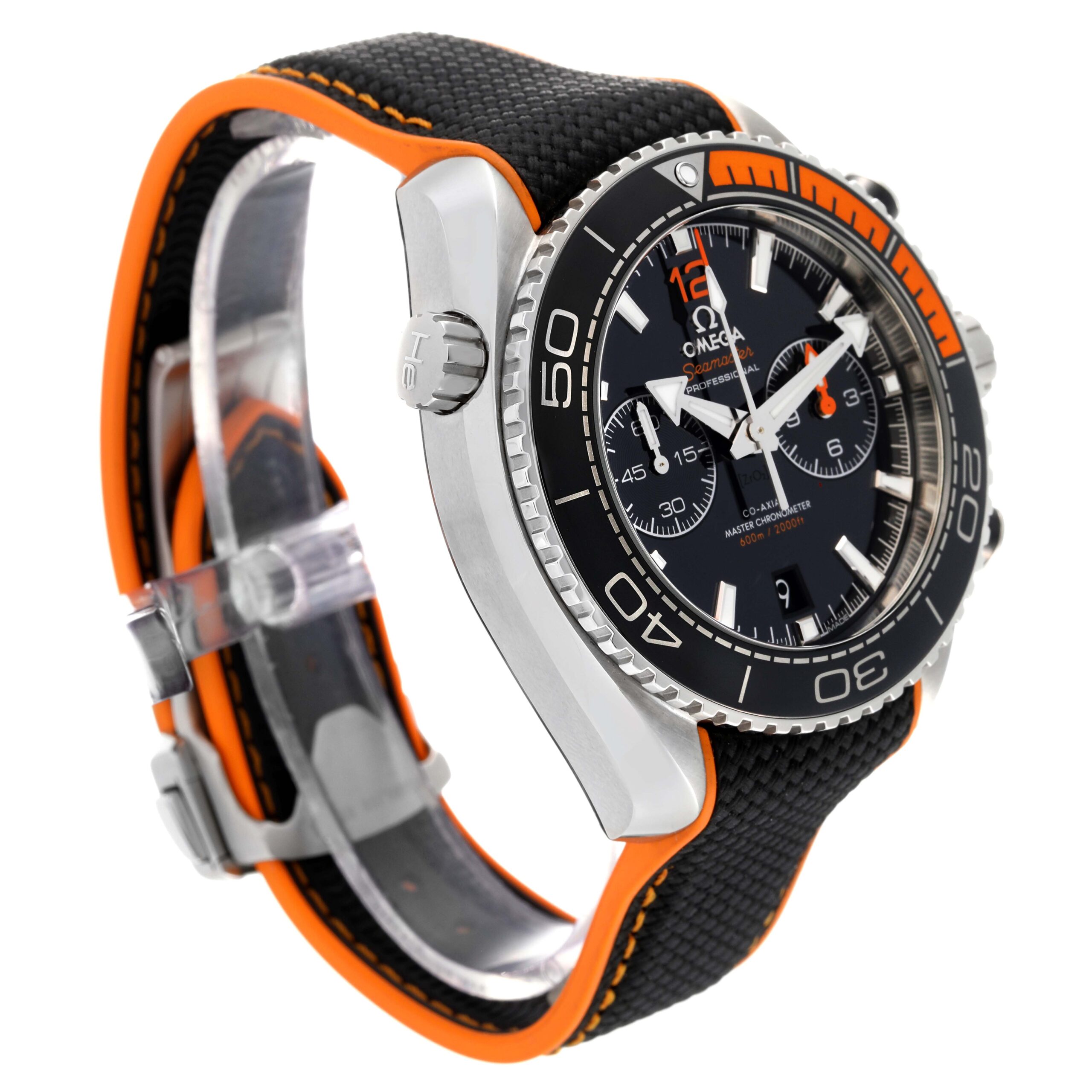 Omega Planet Ocean Chronograph Steel Mens Watch 215.32.46.51.01.001 Box Card