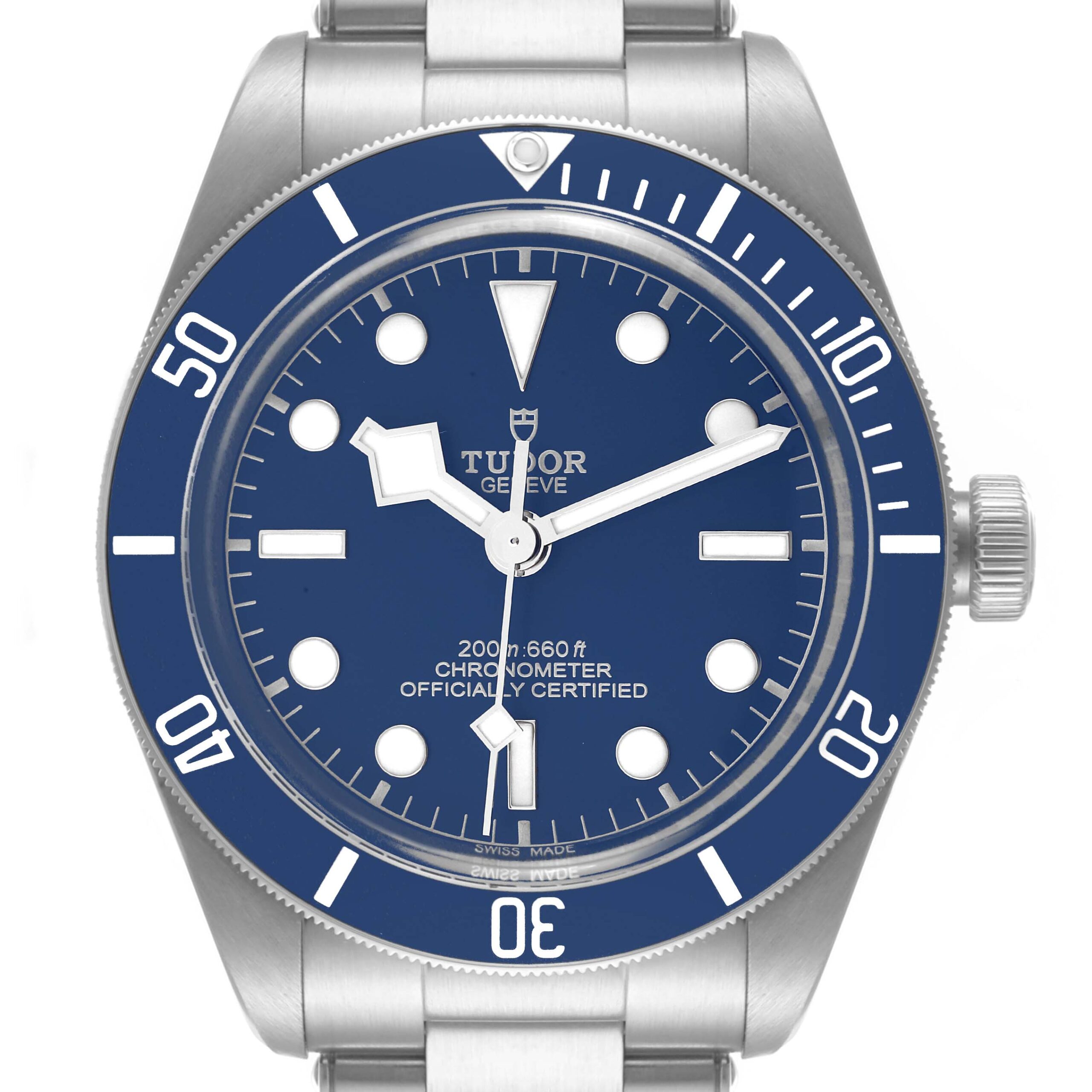 Tudor Black Bay Fifty Eight Blue Dial Steel Mens Watch 79030 Box Card