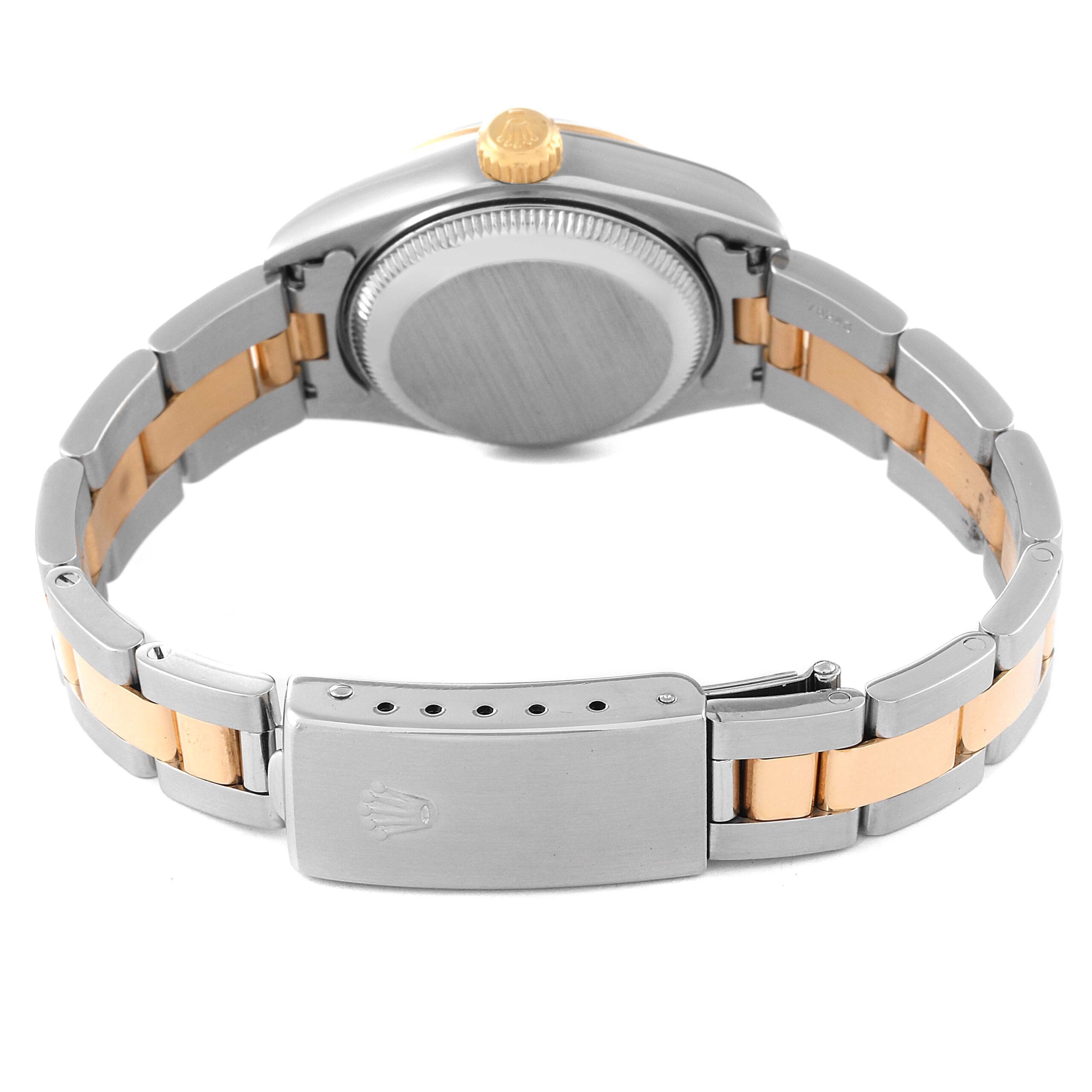 Rolex Datejust Steel Yellow Gold Anniversary Diamond Dial Ladies Watch 79163