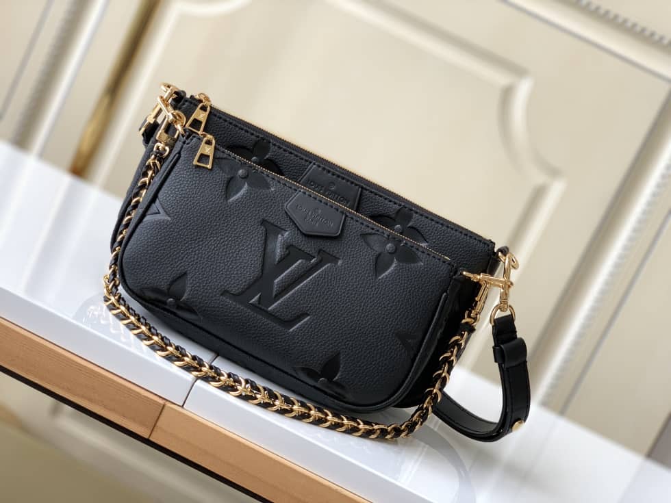 Louis Vuitton Multi Pochette Accessoires Monogram Empreinte M80399 Replica