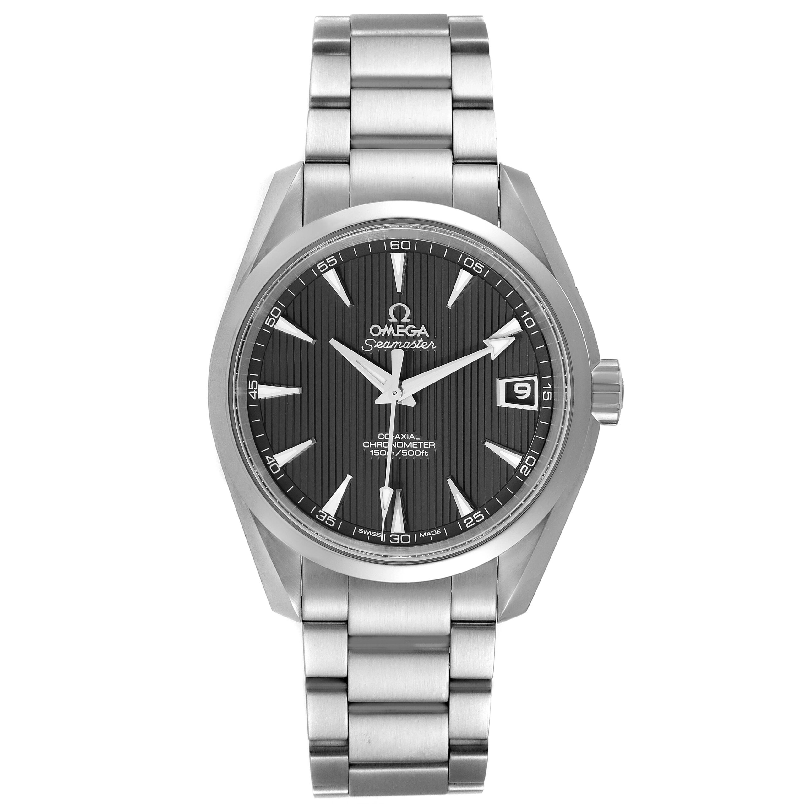 Omega Seamaster Aqua Terra Grey Dial Steel Mens Watch 231.10.39.21.06.001 Unworn