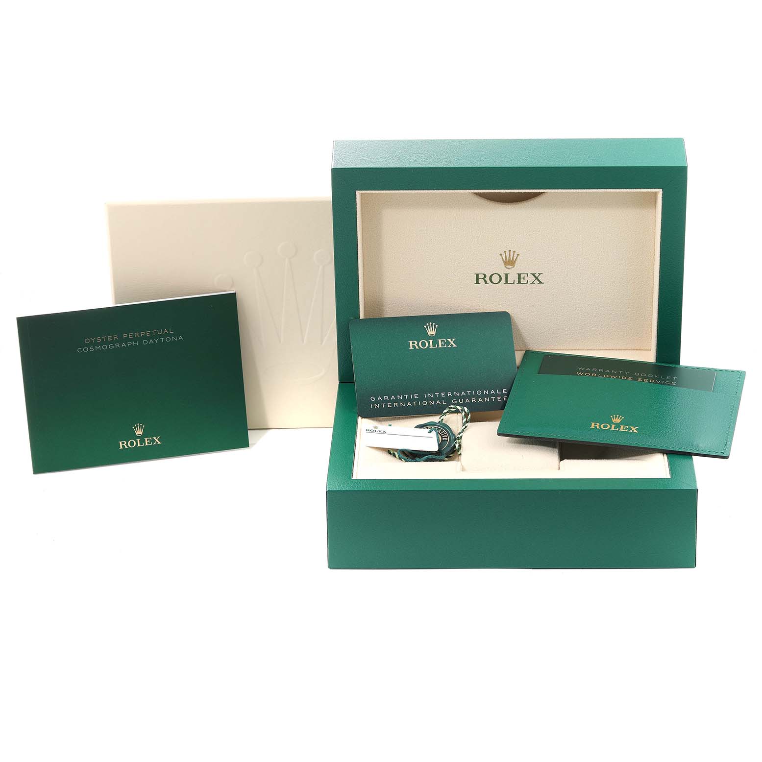 Rolex Cosmograph Daytona Ceramic Bezel Black Dial Mens Watch 116500 Box Card