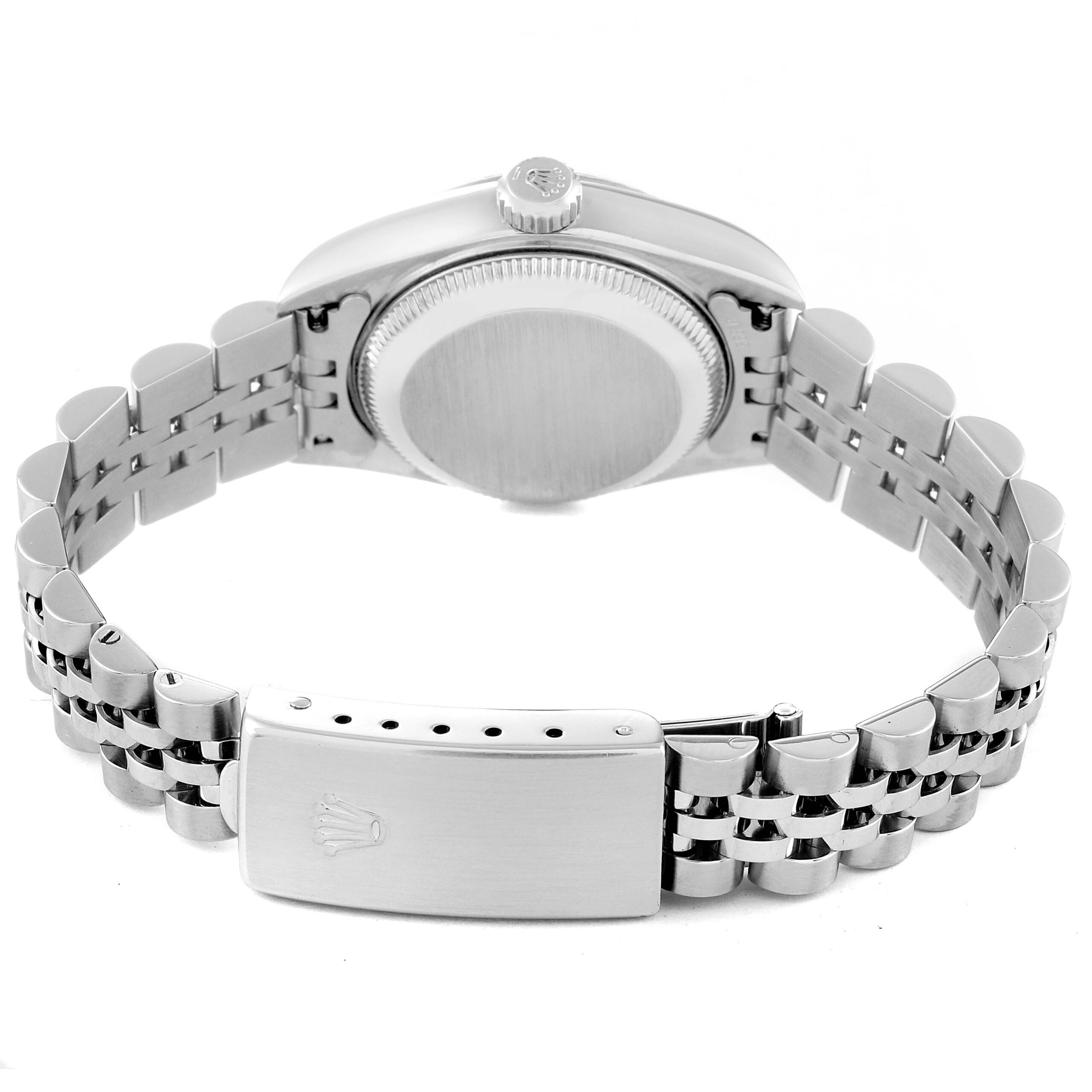 Rolex Datejust Steel White Gold Mother of Pearl Diamond Ladies Watch 79174