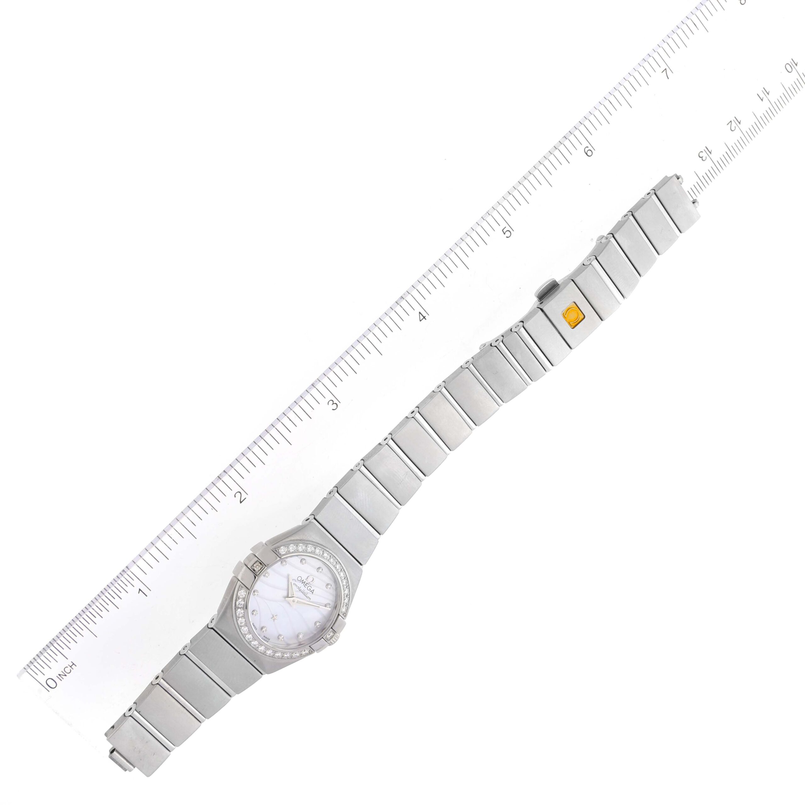 Omega Constellation Mother of Pearl Diamond Ladies Watch 123.15.24.60.55.006