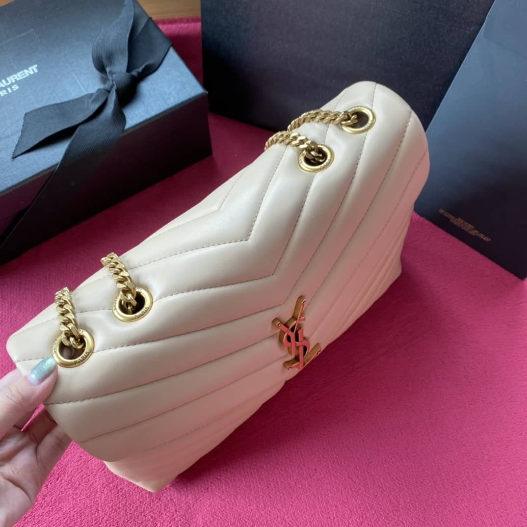 YSL Loulou Medium Quilted “Y” Leather Replica Bag