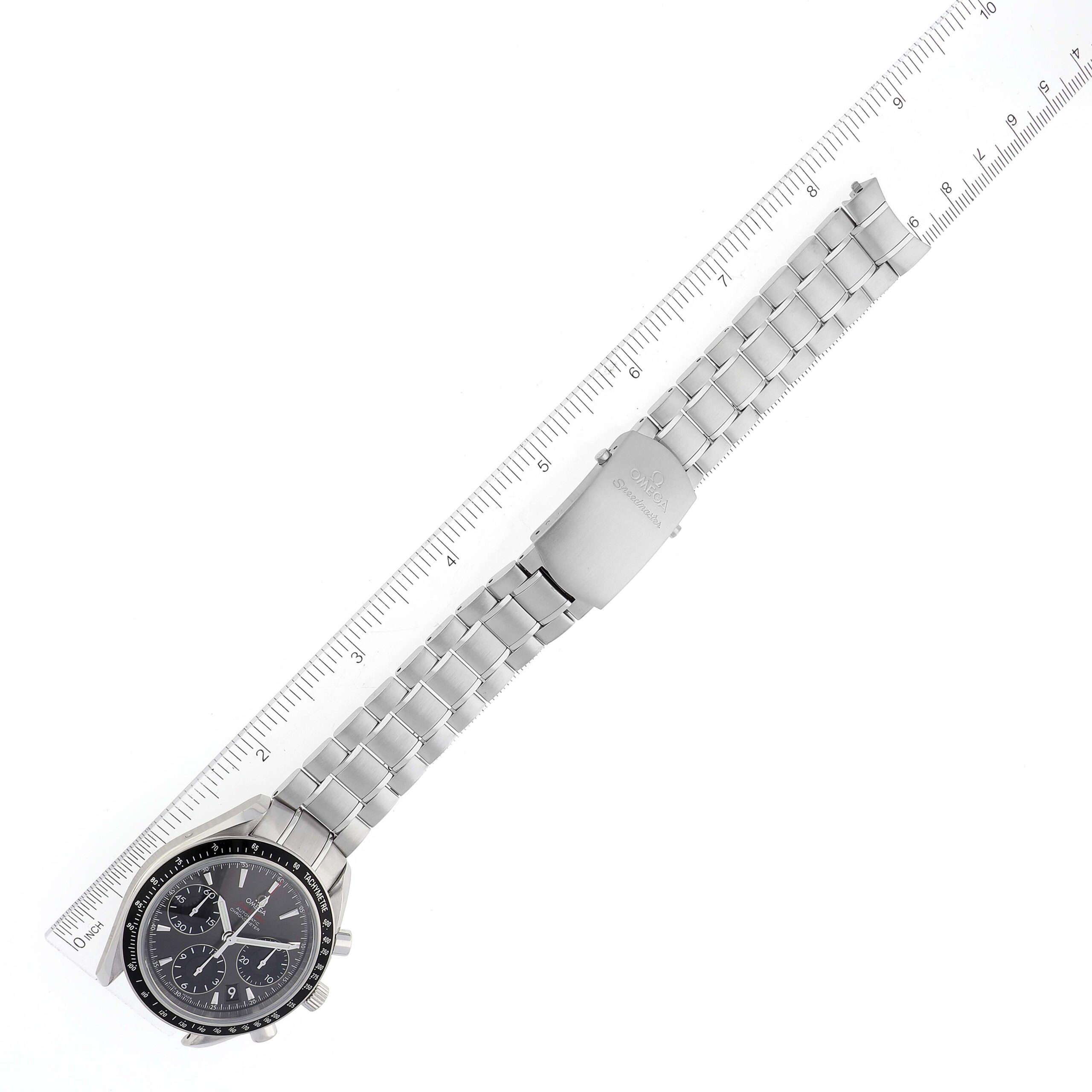 Omega Speedmaster Date Grey Dial Mens Watch 323.30.40.40.06.001 Box Card