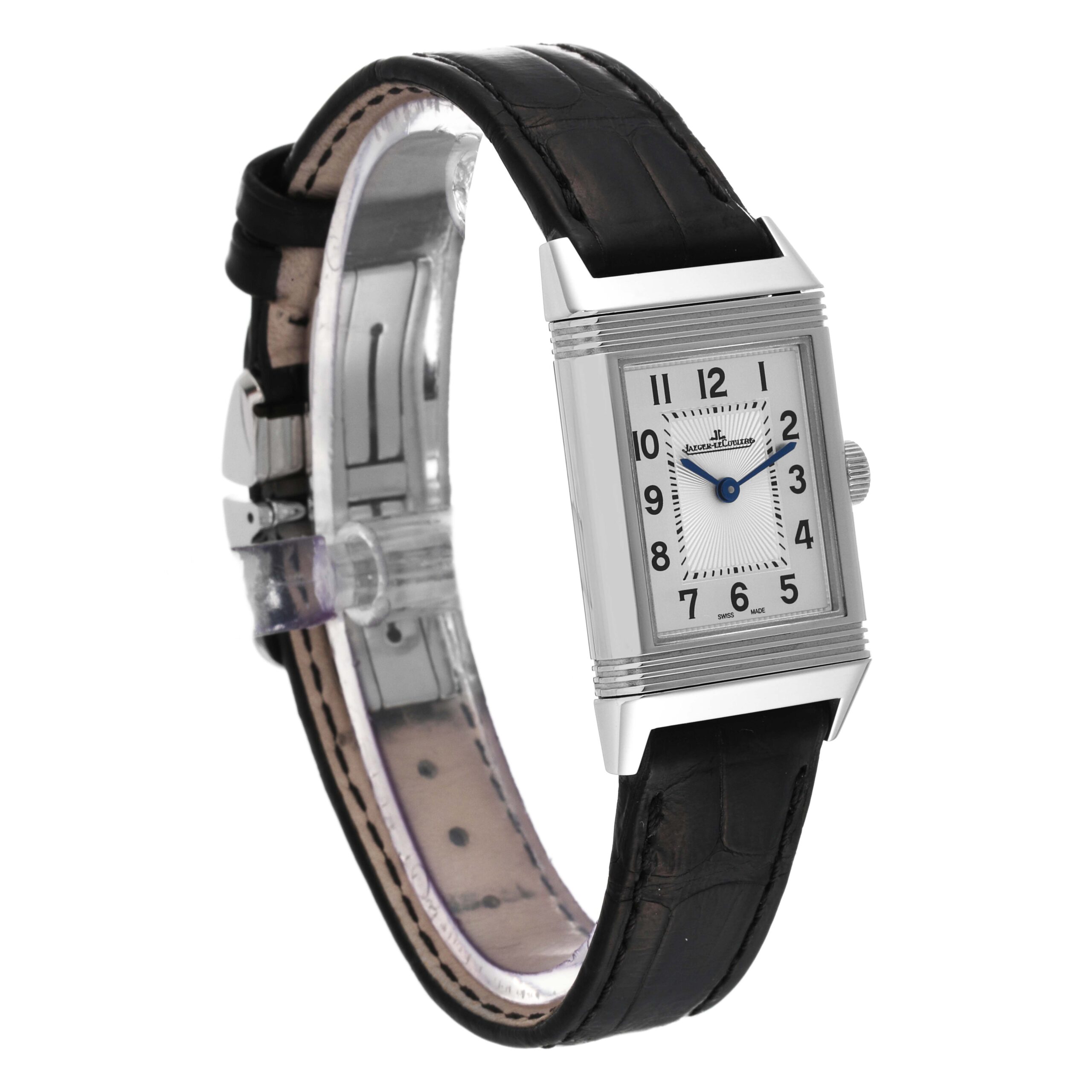 Jaeger LeCoultre Reverso Classic Steel Ladies Watch 221.8.86 Q2608440 Papers