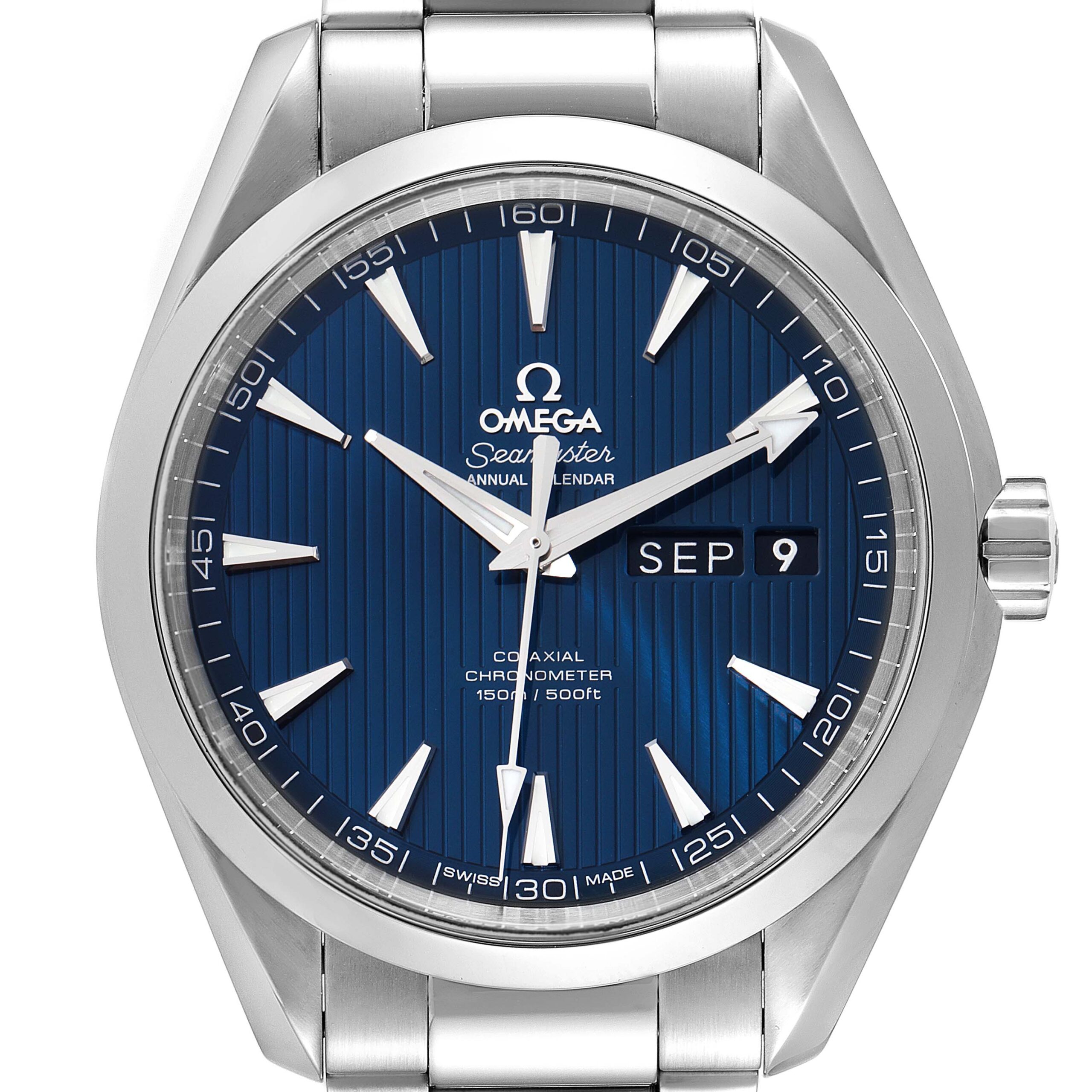 Omega Seamaster Aqua Terra Annual Calendar Watch 231.10.43.22.03.002 Box Card