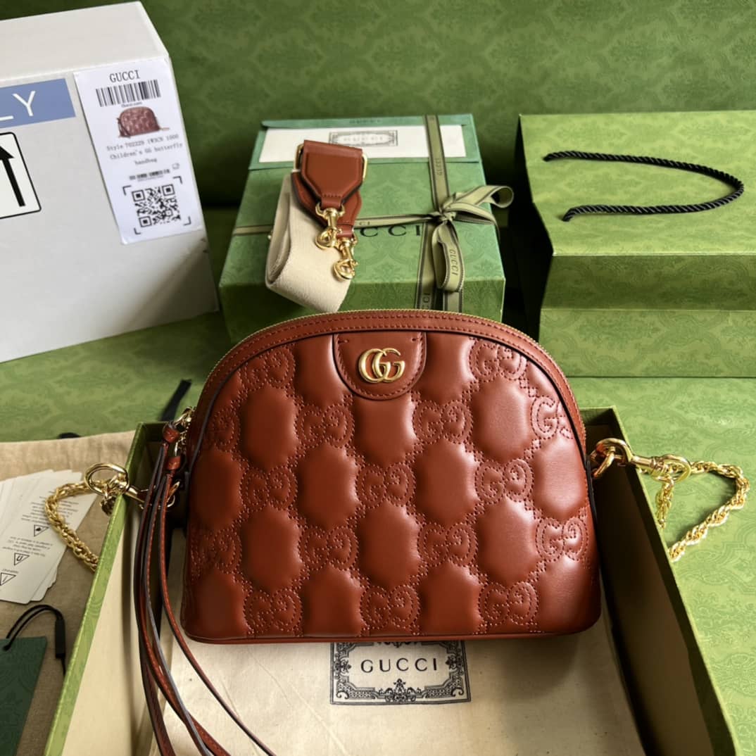 Gucci GG Matelassé Leather Mini 702229 Replica Shoulder Bag