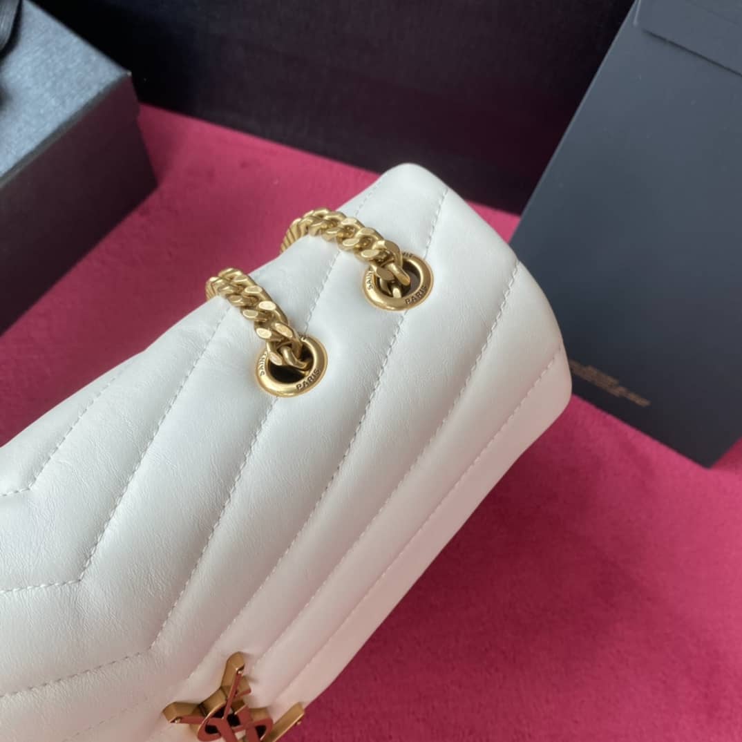 YSL Loulou Medium Quilted “Y” Leather Replica Bag