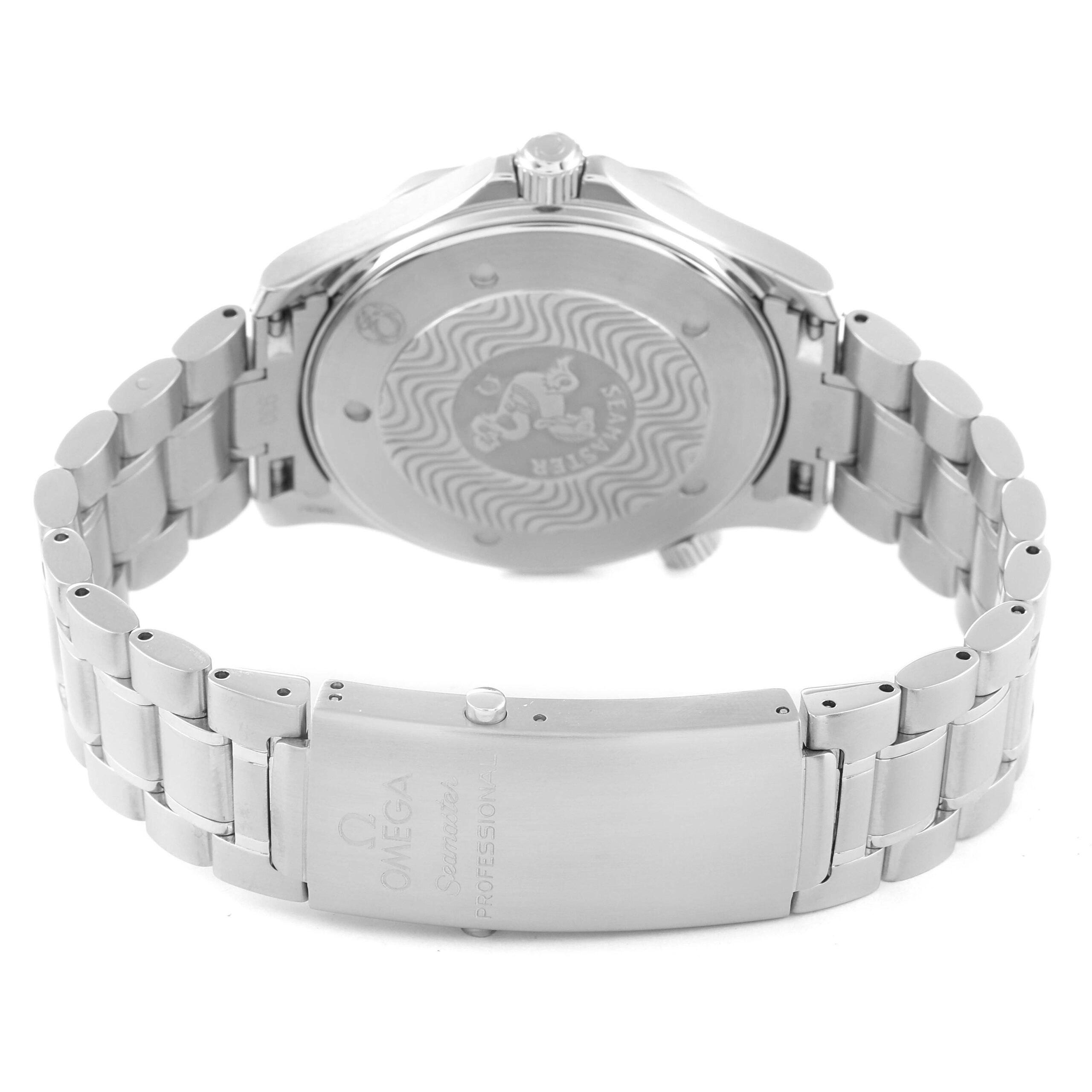 Omega Seamaster 41mm Black Dial Stainless Steel Mens Watch 2264.50.00 Box Card