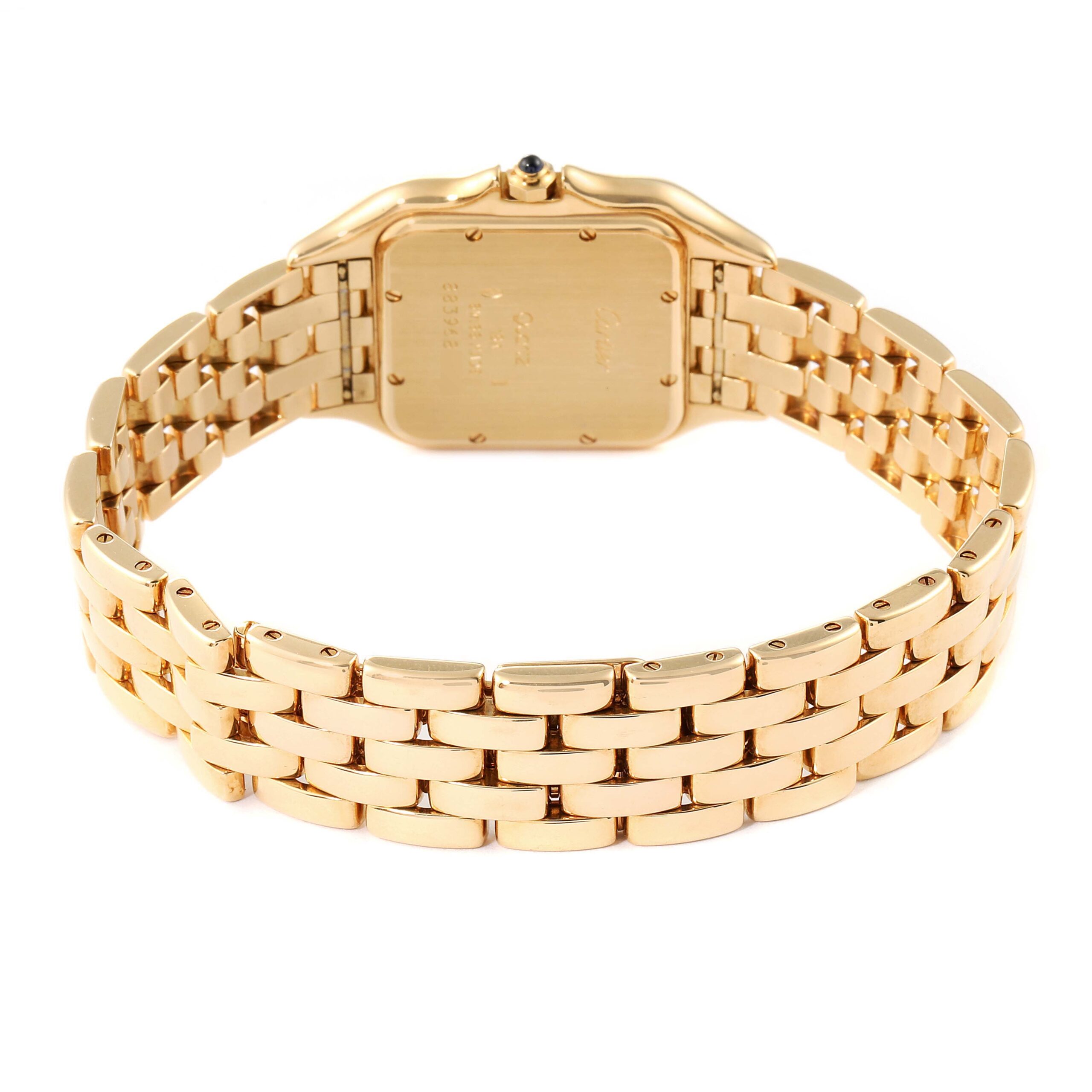 Cartier Panthere XL Blue Sapphire Yellow Gold Unisex Watch W25014B9