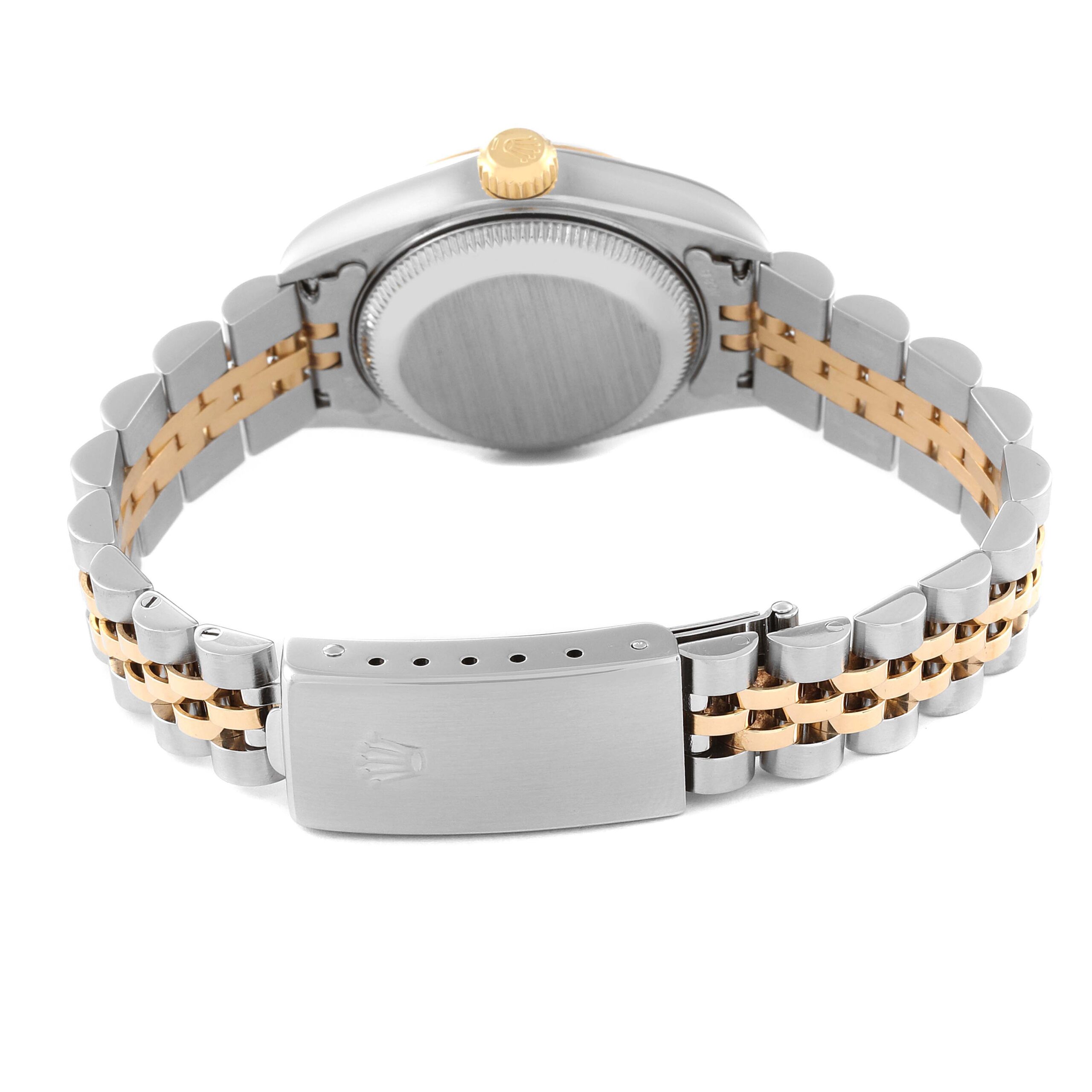 Rolex Datejust Steel Yellow Gold Silver Dial Ladies Watch 79173