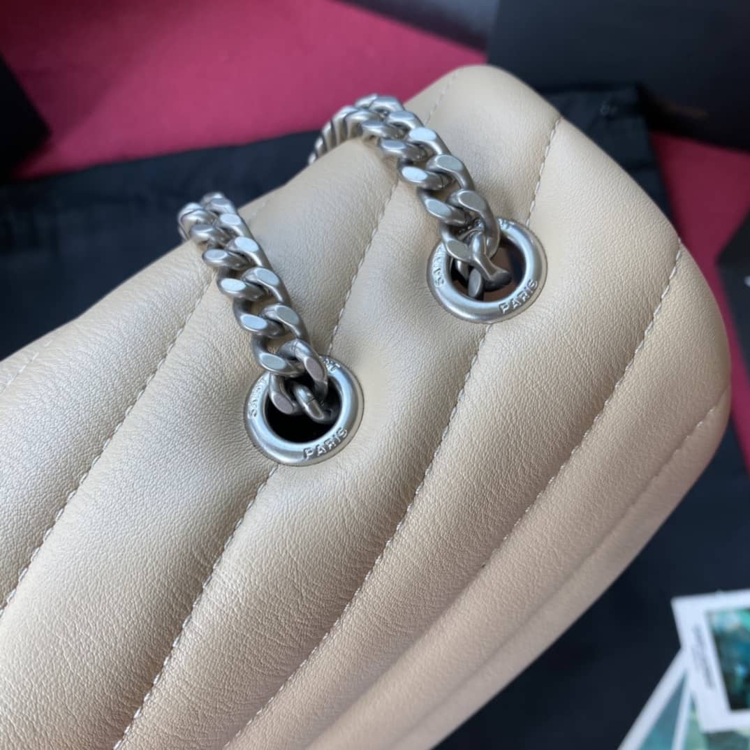 YSL Loulou Medium Quilted “Y” Leather Replica Bag