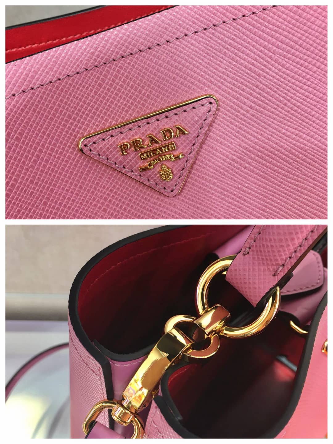 Prada Replica Double Bucket Bag