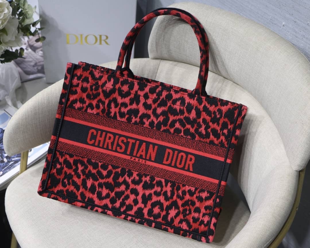 Christian Dior CD Book Embroidery Replica Tote
