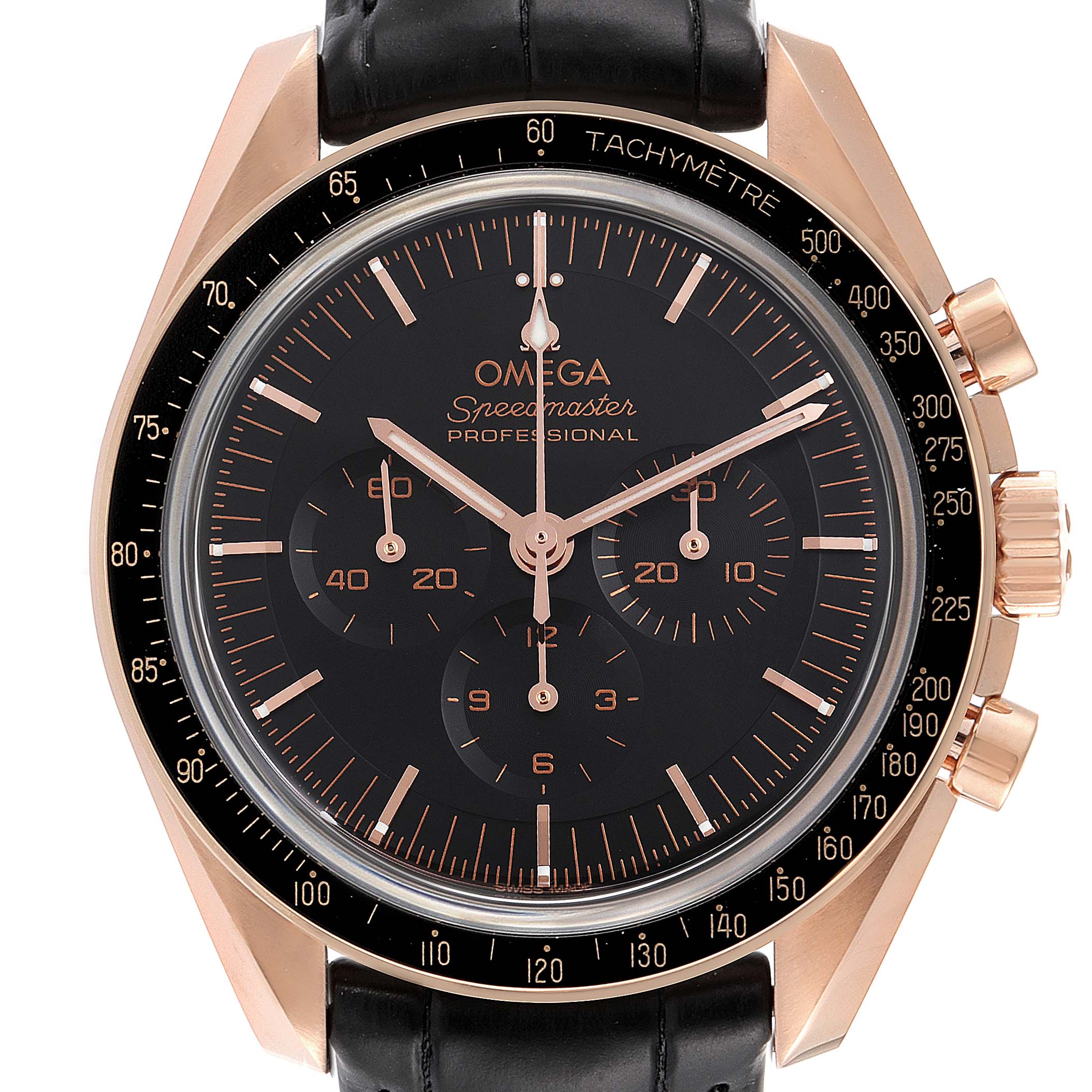Omega Speedmaster Moonwatch Rose Gold Mens Watch 310.63.42.50.01.001 Unworn