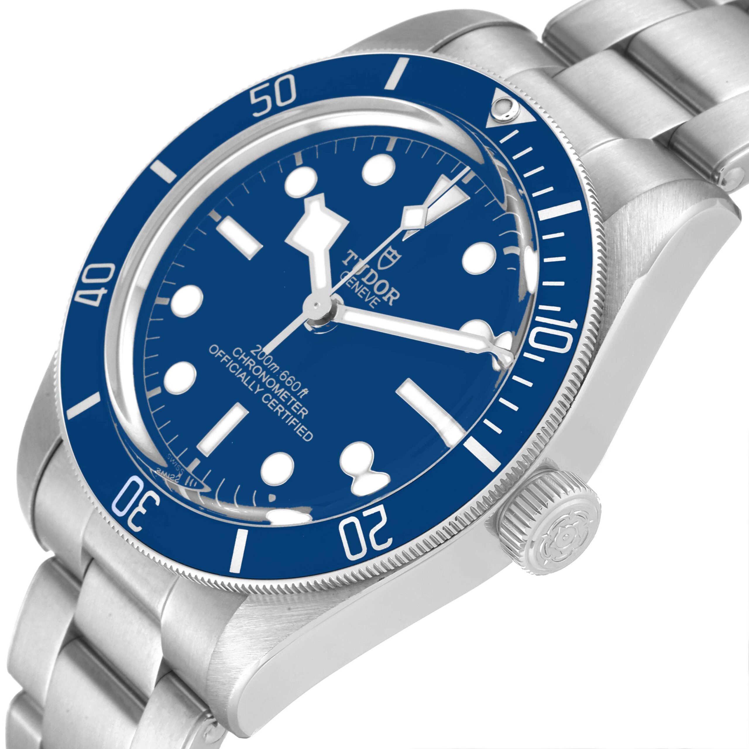 Tudor Black Bay Fifty Eight Blue Dial Bezel Steel Mens Watch 79030