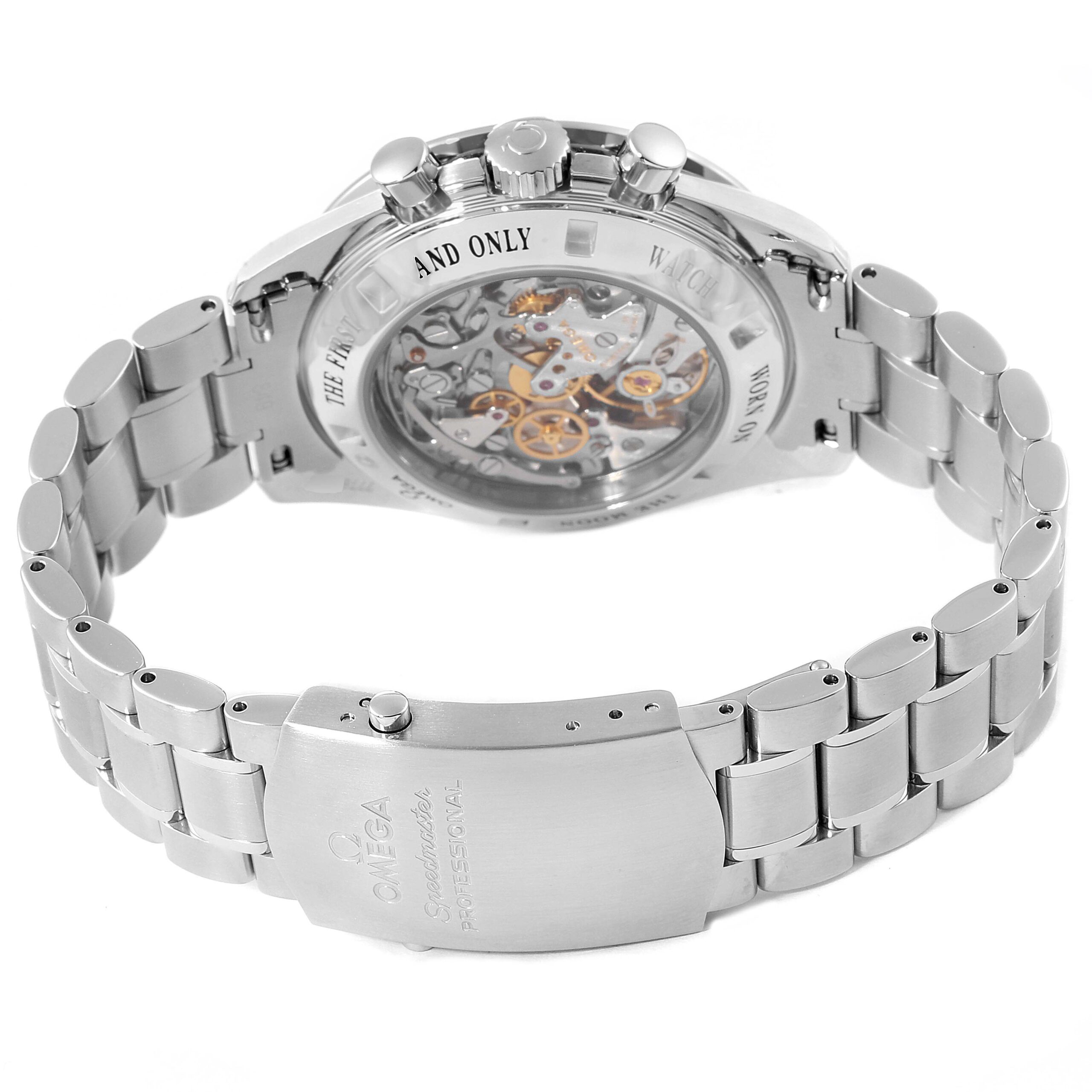 Omega Speedmaster Brown Dial Steel Mens Watch 311.30.42.30.13.001 Box Card