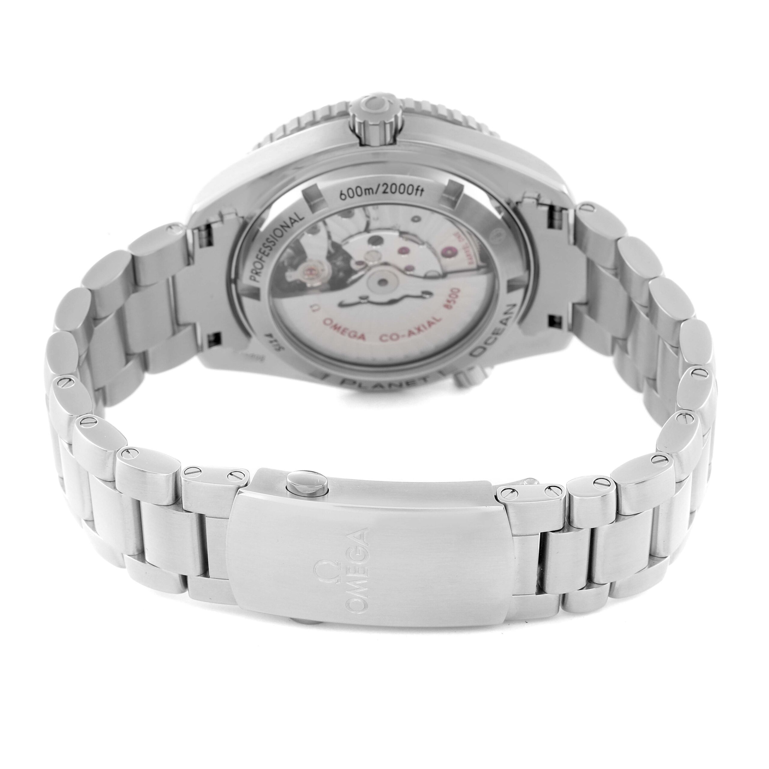 Omega Seamaster Planet Ocean Orange Bezel Watch 232.30.42.21.01.002 Box Card