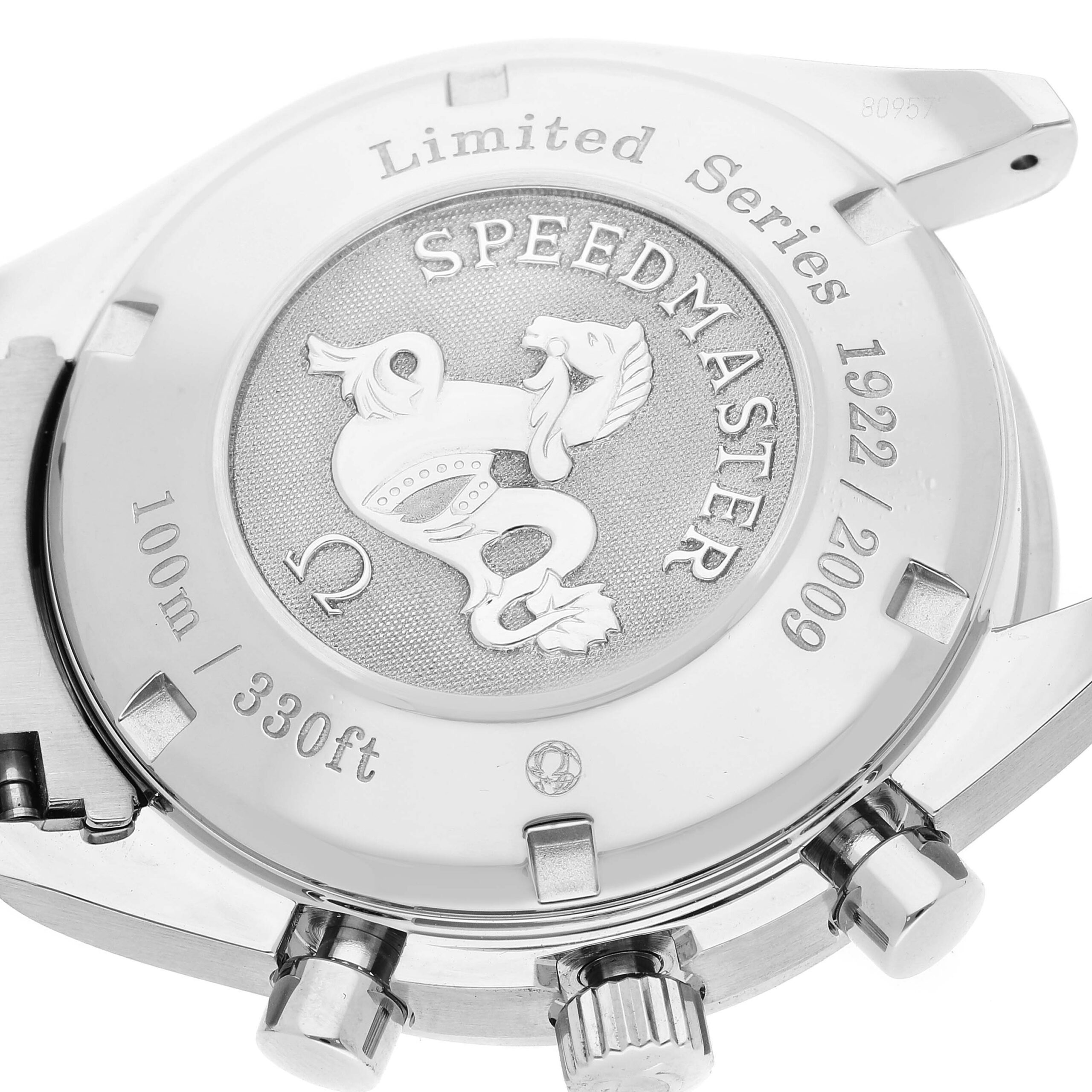 Omega Speedmaster LE Panda Dial Steel Mens Watch 323.30.40.40.02.001 Box Card