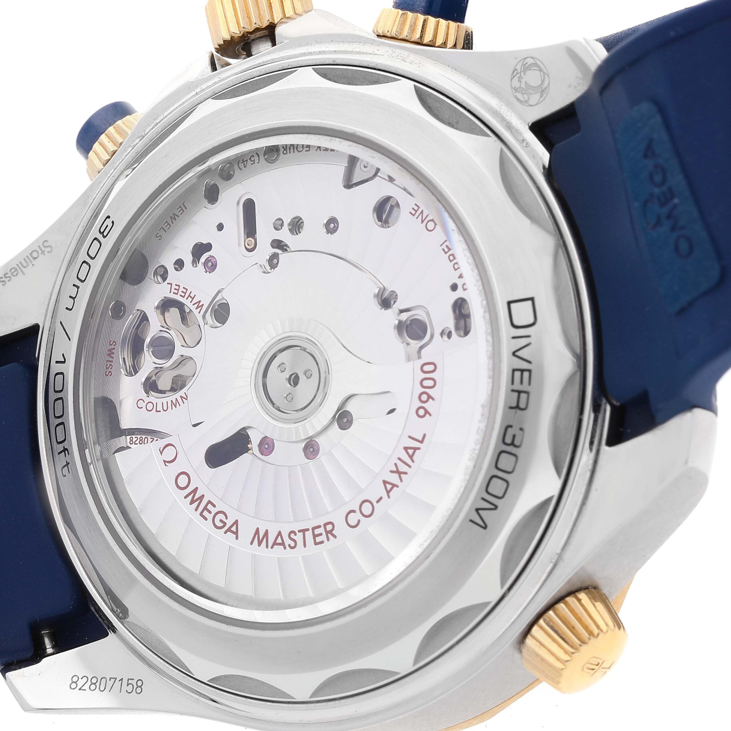 Omega Seamaster Diver 300m Steel Yellow Gold Mens Watch 210.22.44.51.03.001 Box Card