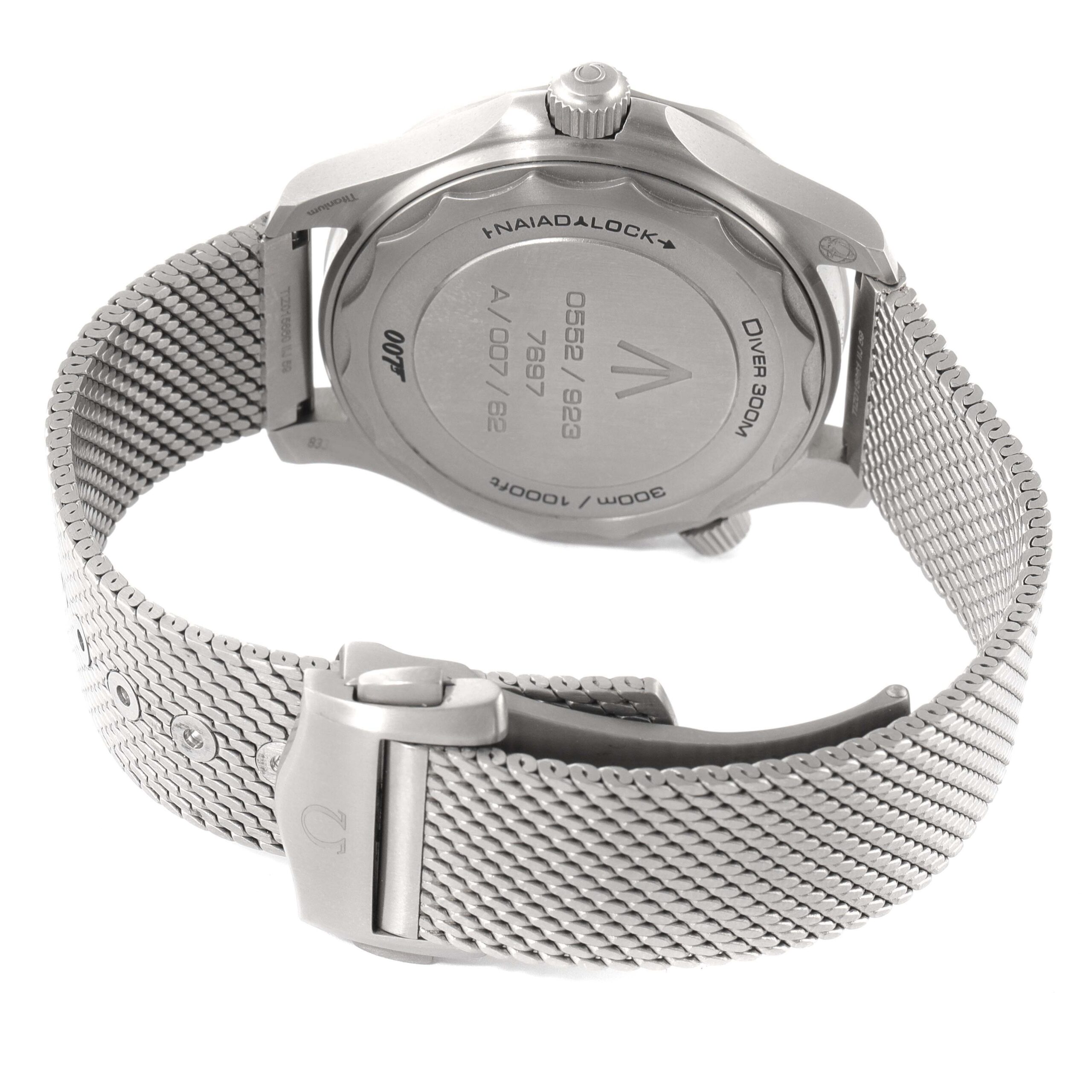 Omega Seamaster 300M 007 Edition Titanium Watch 210.90.42.20.01.001 Box Card