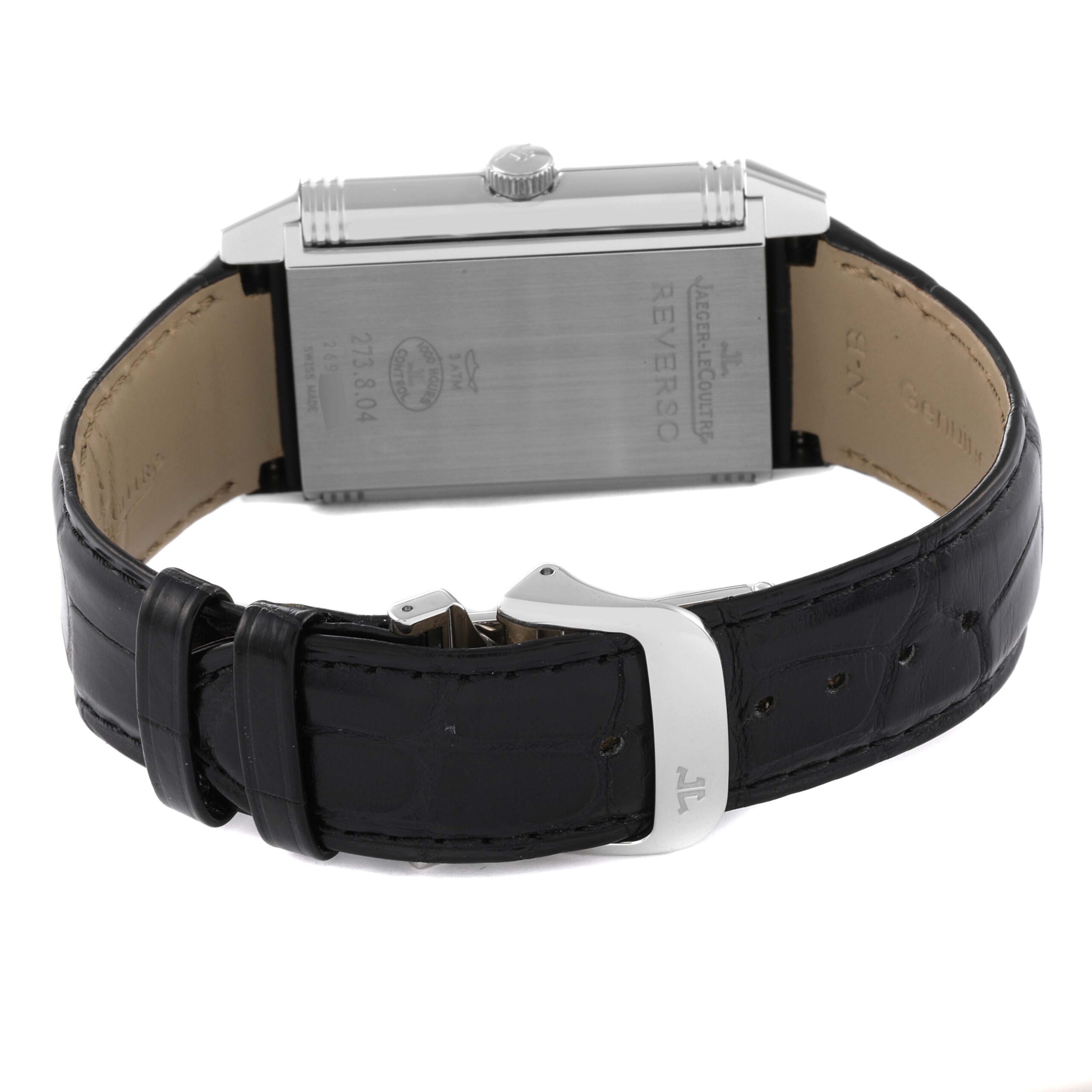 Jaeger LeCoultre Reverso Grande Steel Mens Watch 273.8.04 Q3738470