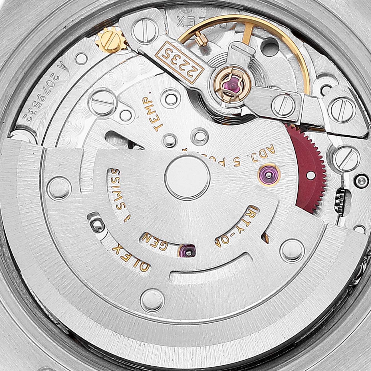 Rolex Datejust Steel Yellow Gold Blue Diamond Dial Ladies Watch 179173