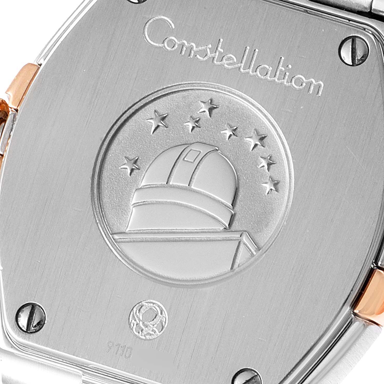 Omega Constellation Steel Yellow Gold Diamond Ladies Watch 123.25.24.60.55.009