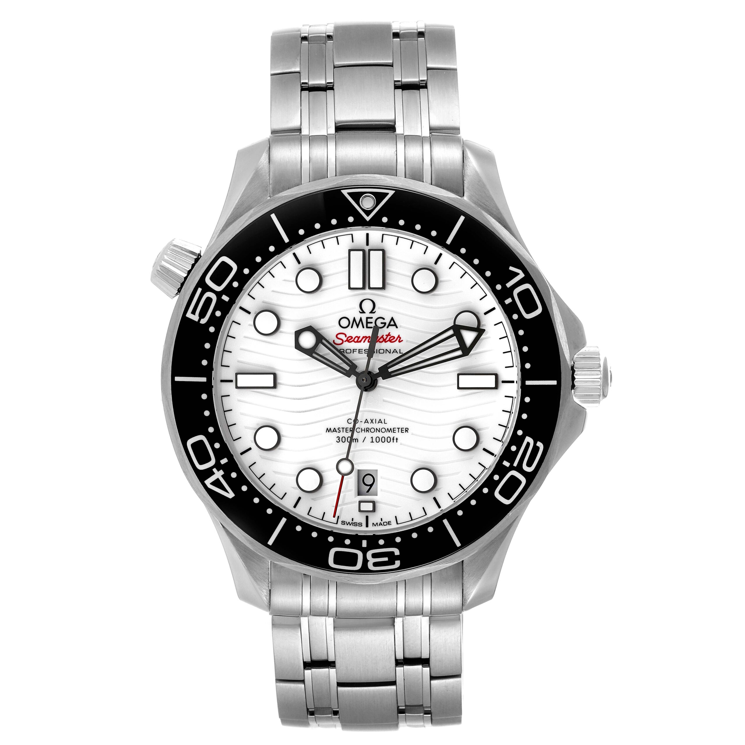 Omega Seamaster Diver 300M Co-Axial Mens Watch 210.30.42.20.04.001 Box Card