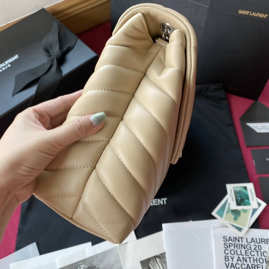 YSL Loulou Medium Quilted “Y” Leather Replica Bag