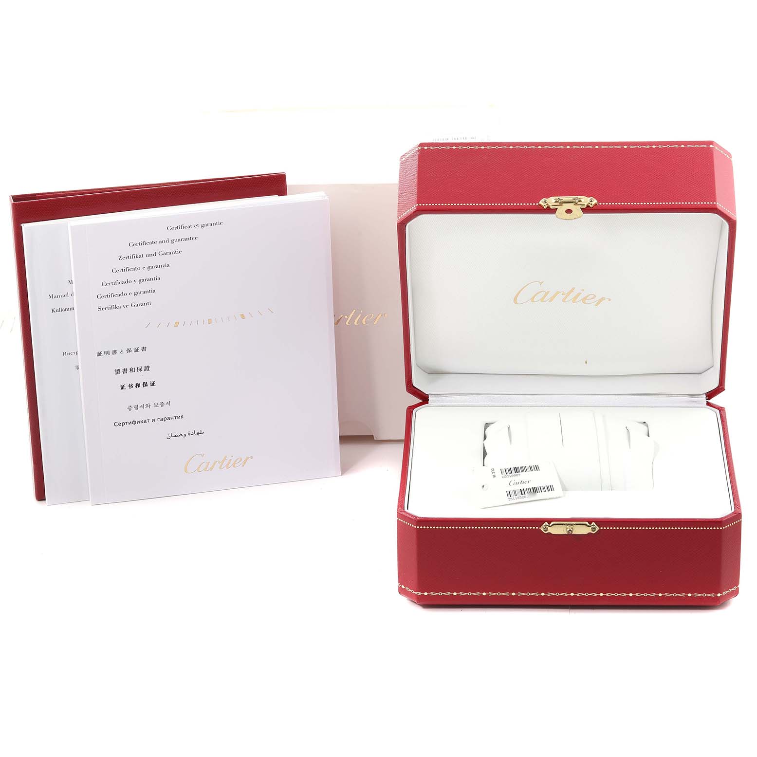 Cartier Tank Anglaise Large Steel Automatic Mens Watch W5310009 Box Papers