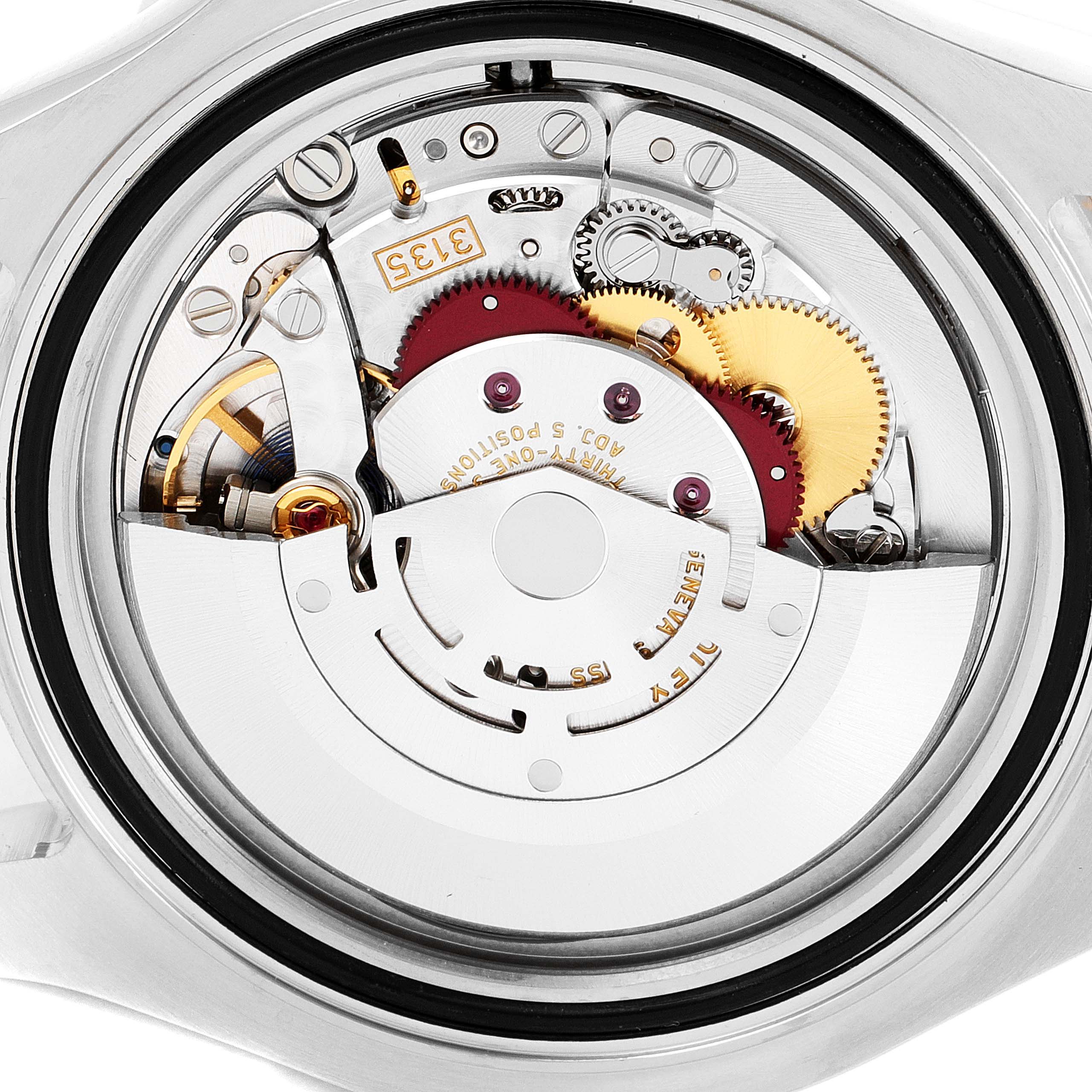 Rolex Yachtmaster Rose Gold Steel Black Dial Mens Watch 116621 Box Card