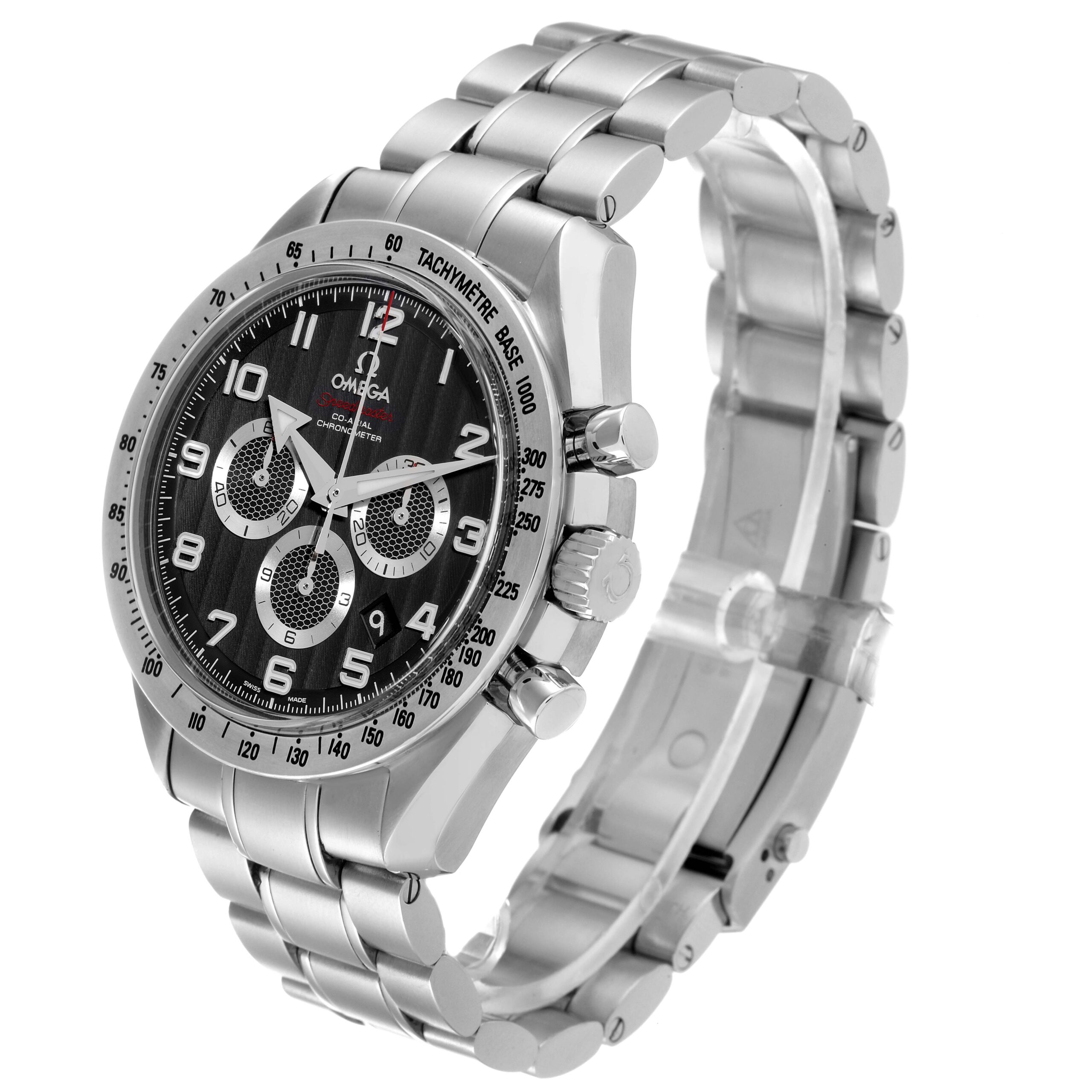 Omega Speedmaster Broad Arrow Black Dial Mens Watch 321.10.44.50.01.001 Box Card