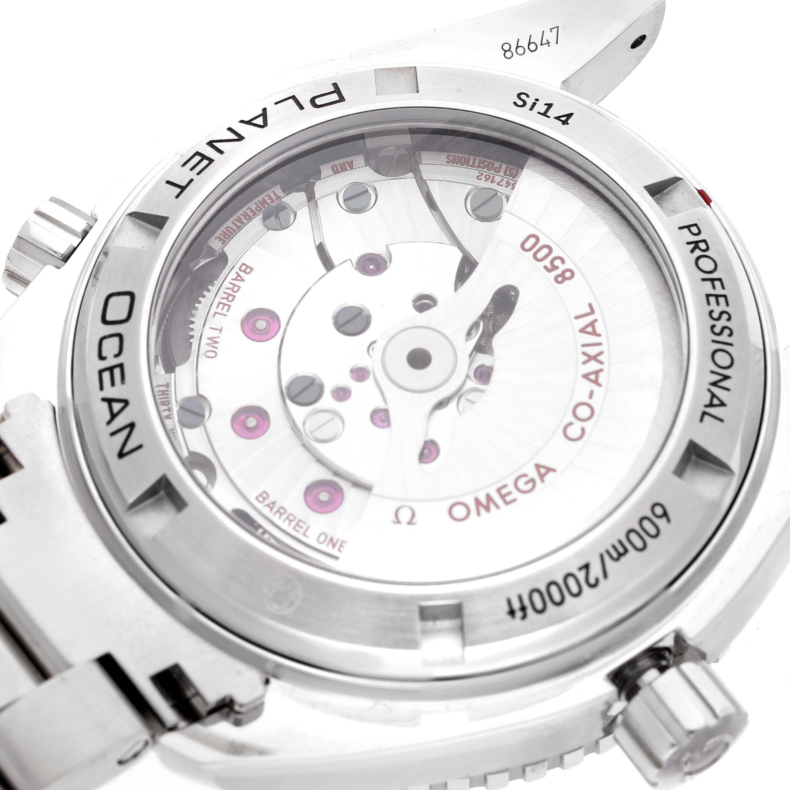 Omega Seamaster Planet Ocean Orange Bezel Watch 232.30.42.21.01.002 Box Card