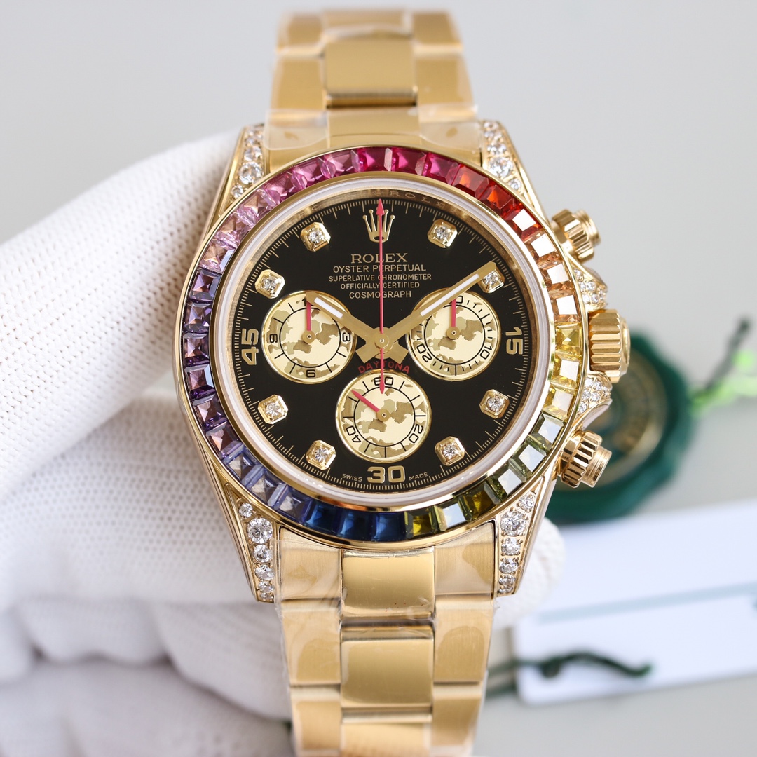 Rolex Daytona Yellow Gold Champagne Dial Mens Watch 116528