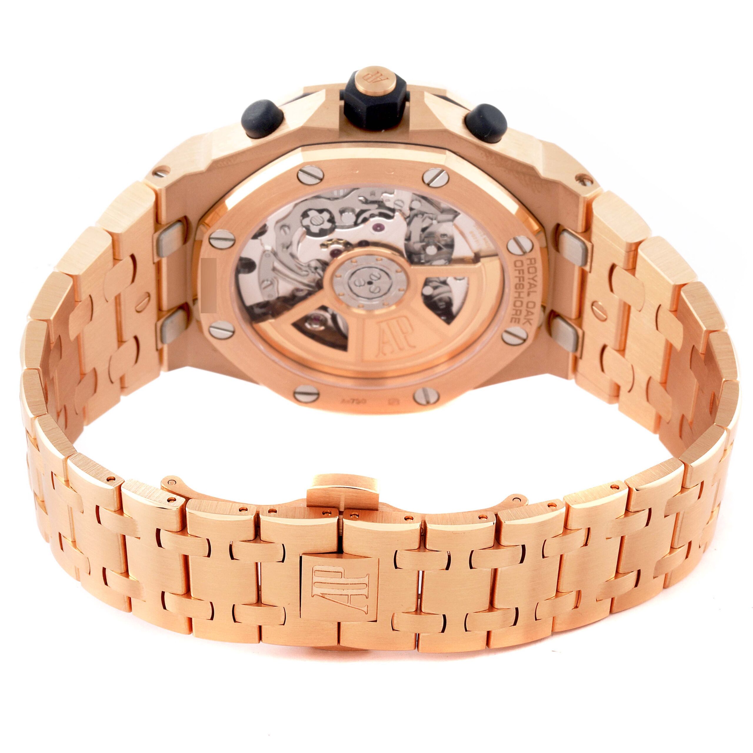 Audemars Piguet Royal Oak Offshore Rose Gold Mens Watch 26238OR Unworn